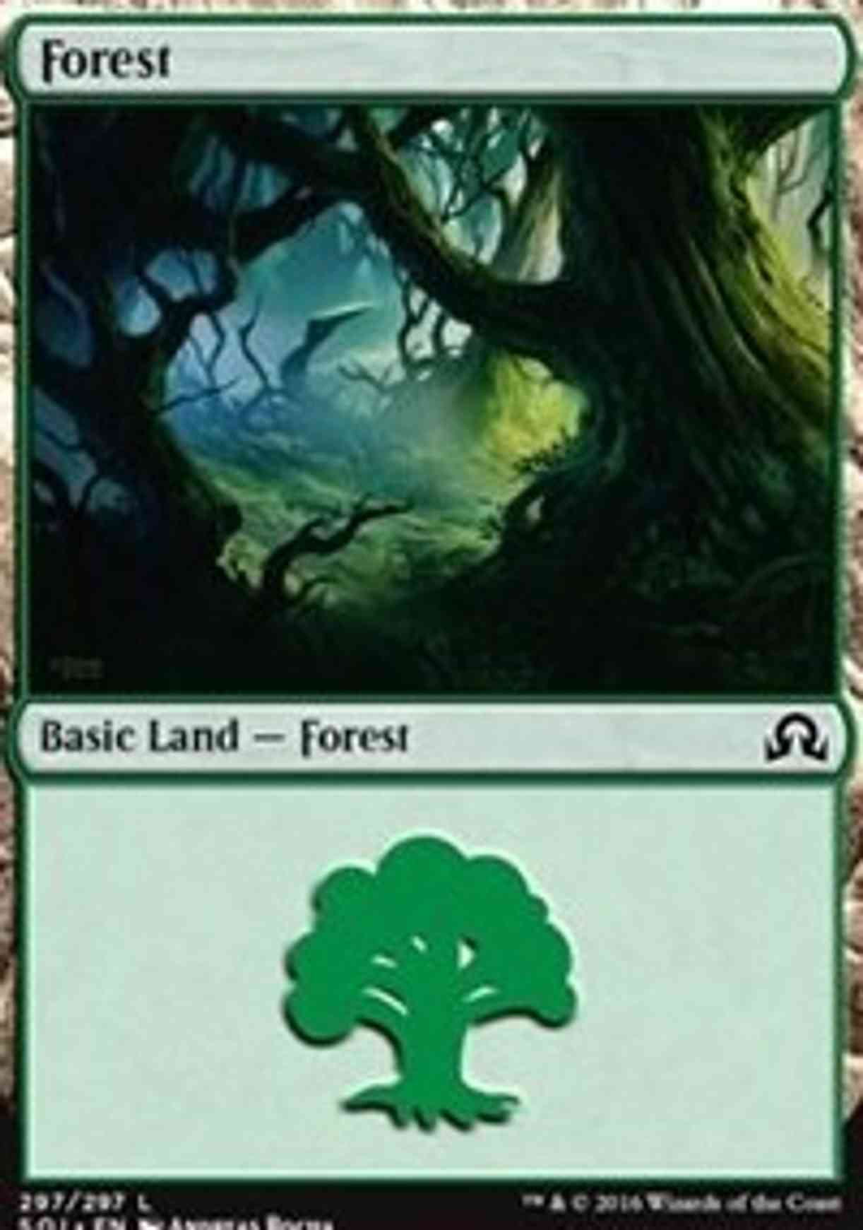 Forest (297) magic card front