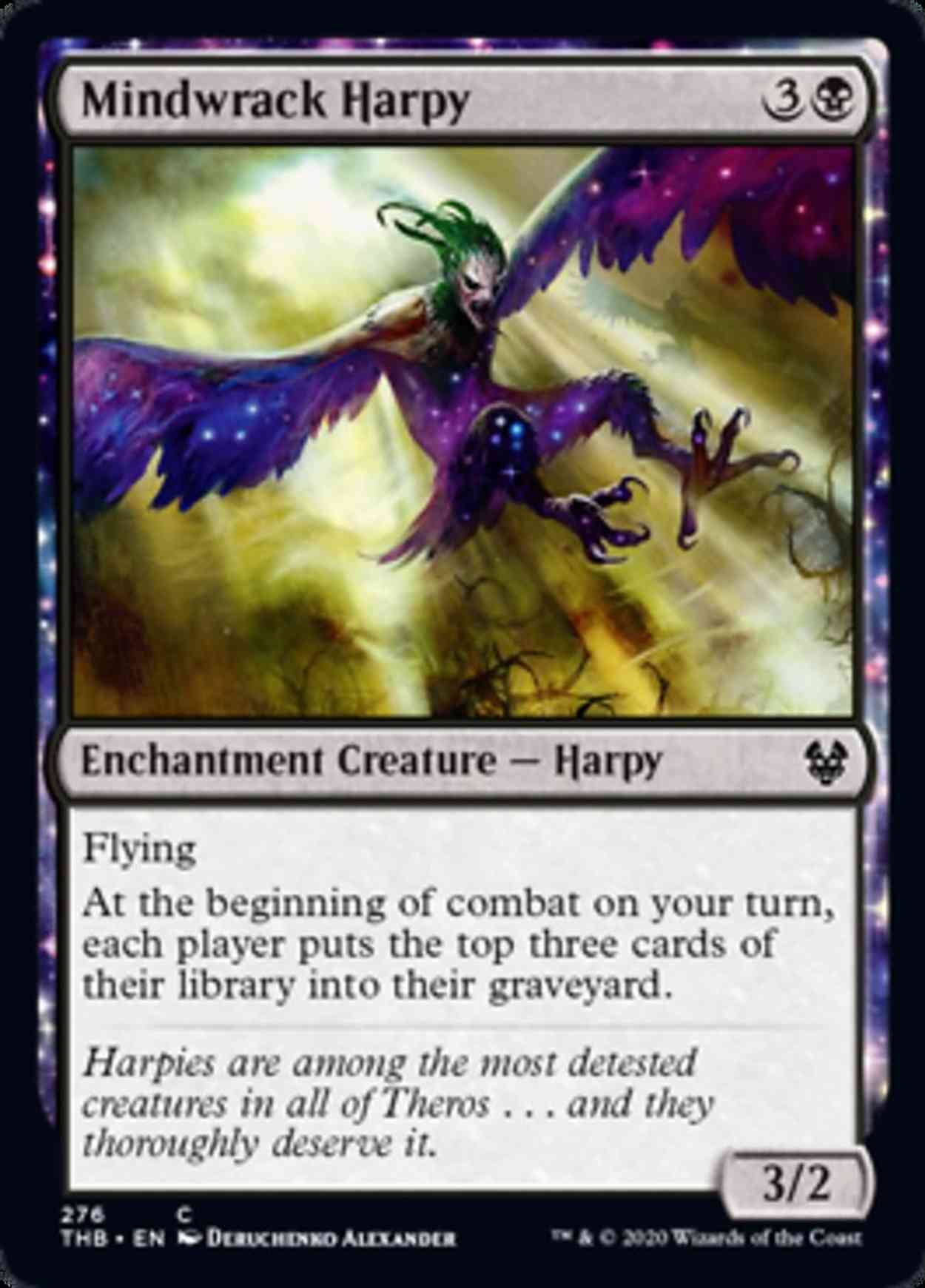 Mindwrack Harpy magic card front