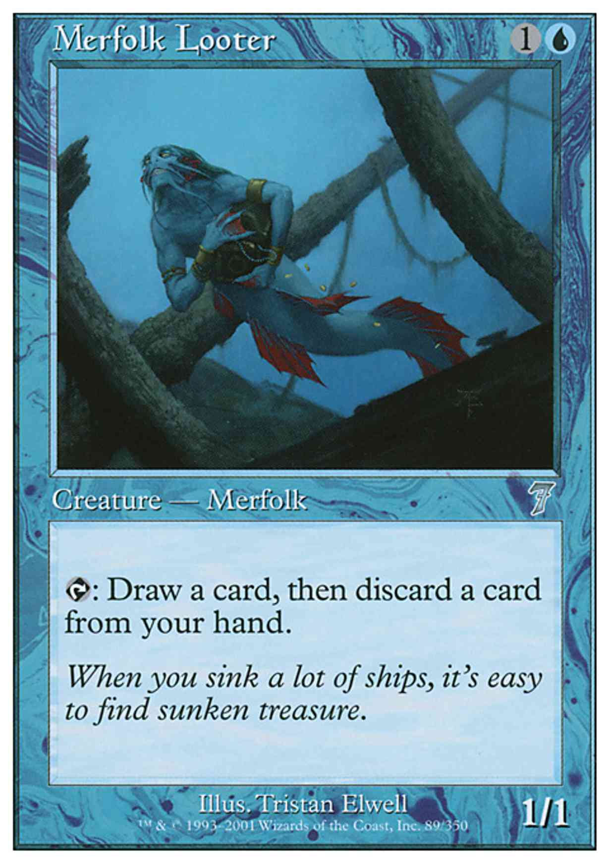 Merfolk Looter Price from mtg Seventh Edition