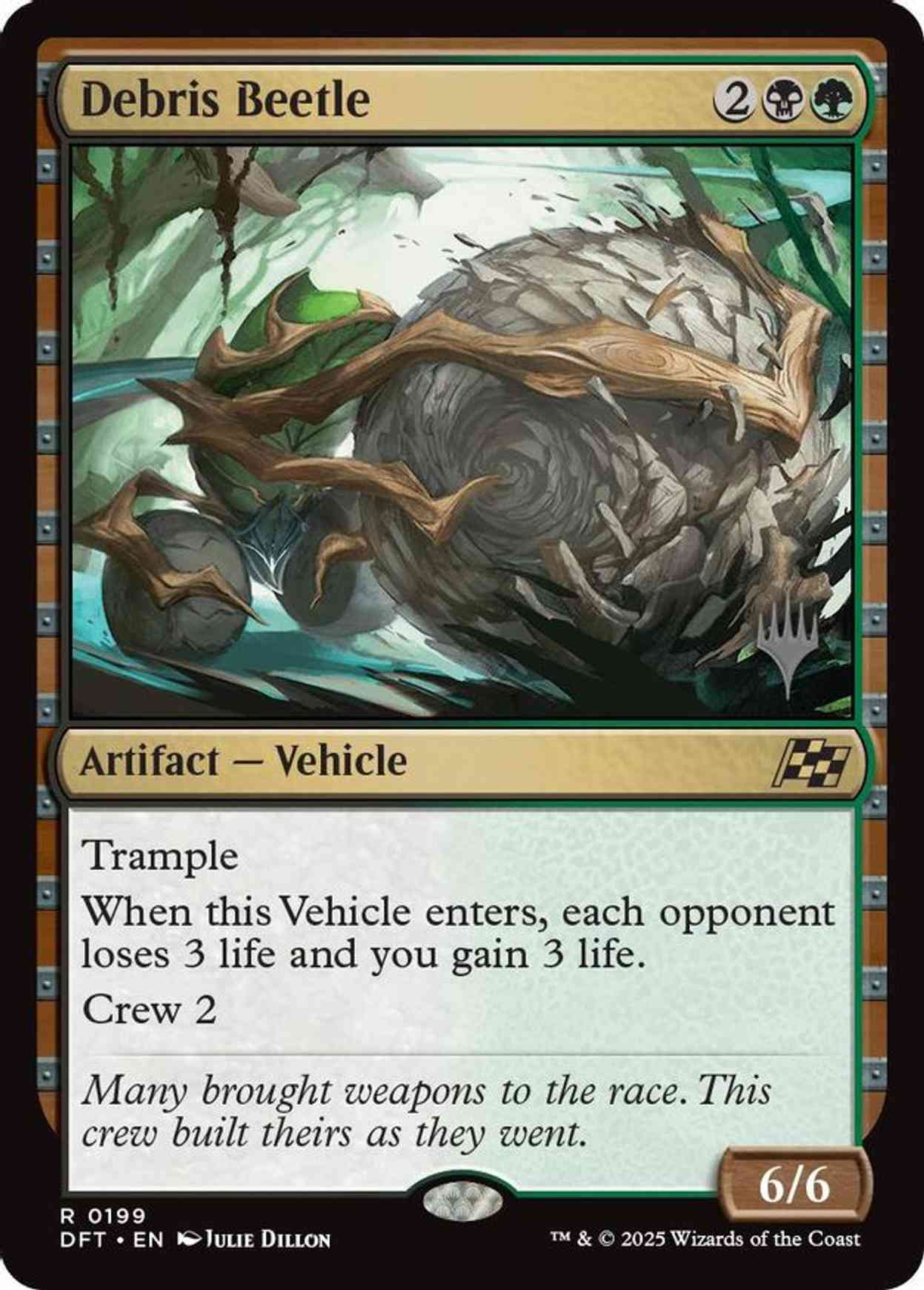 Debris Beetle magic card front