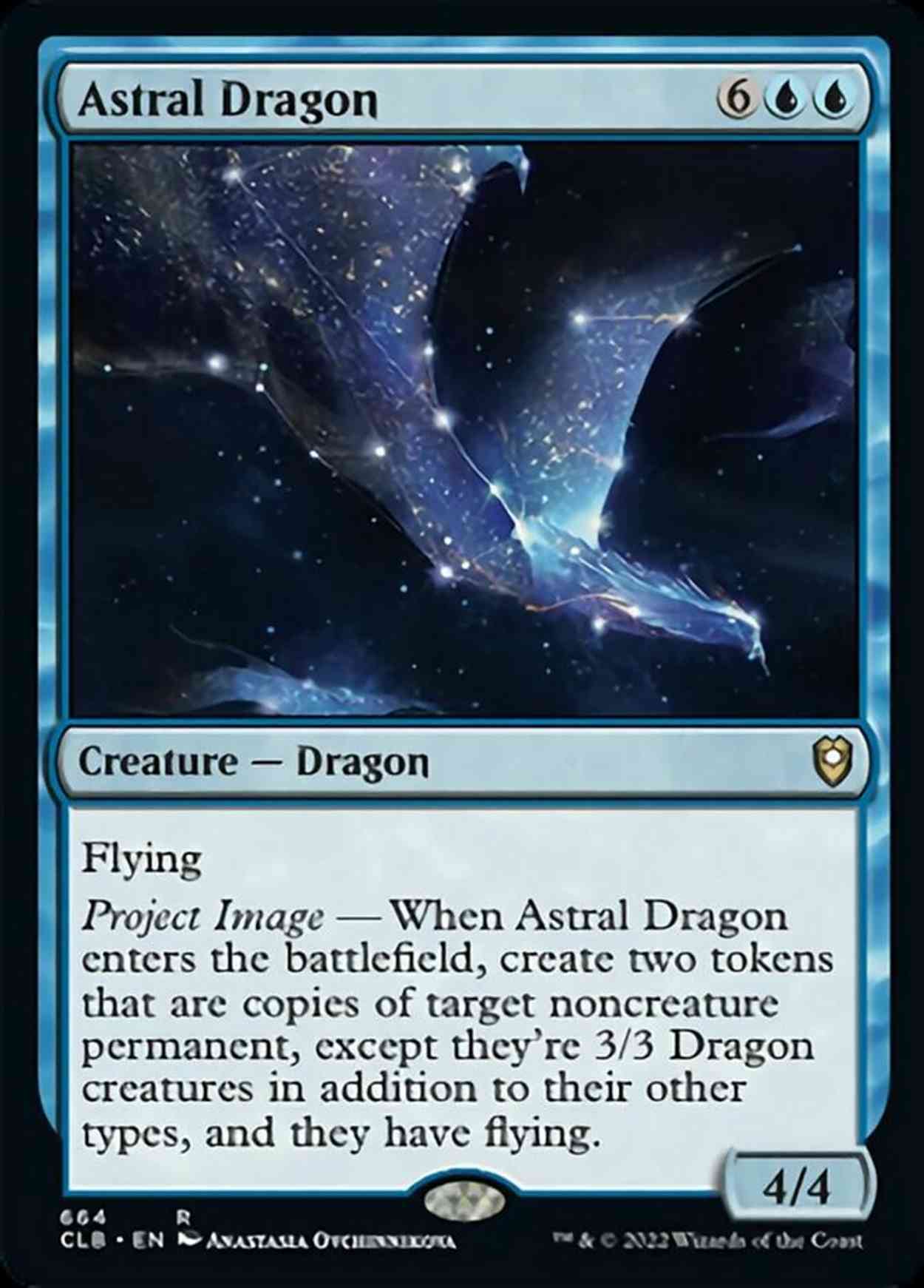 Astral Dragon magic card front