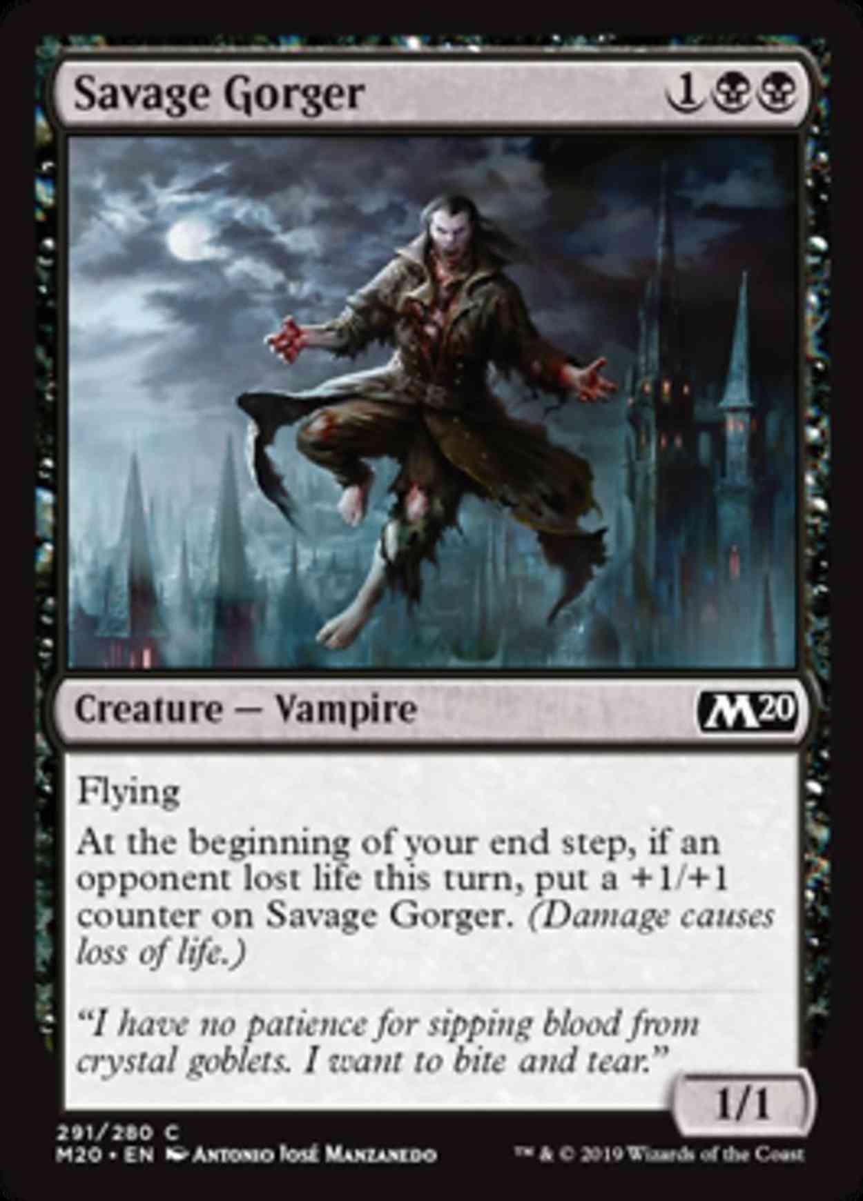 Savage Gorger magic card front
