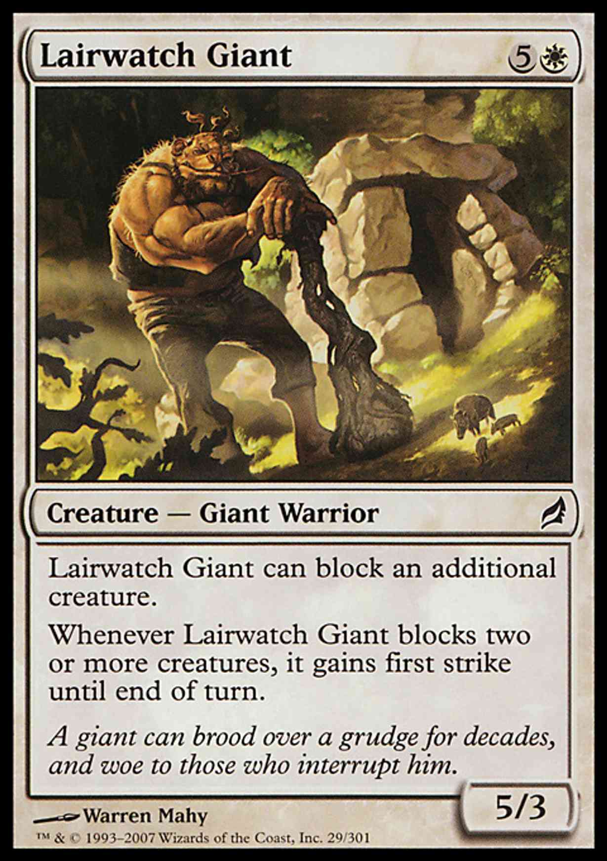 Lairwatch Giant magic card front
