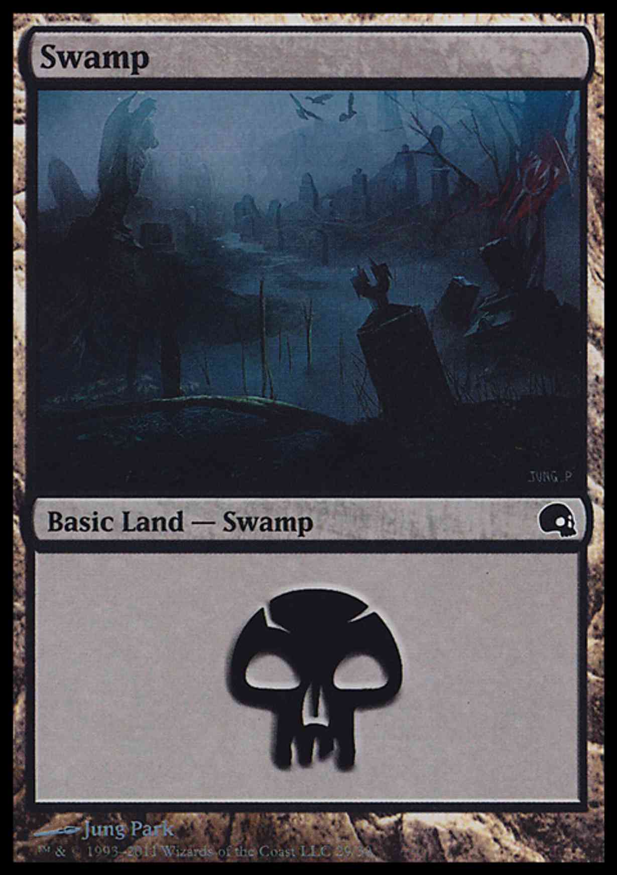 Swamp (29)  magic card front