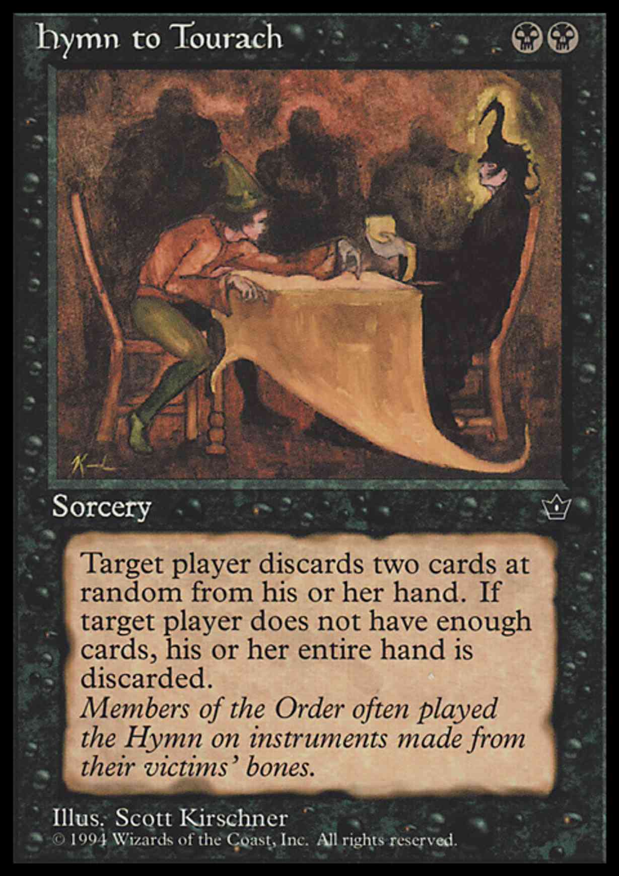Hymn to Tourach (Table) magic card front