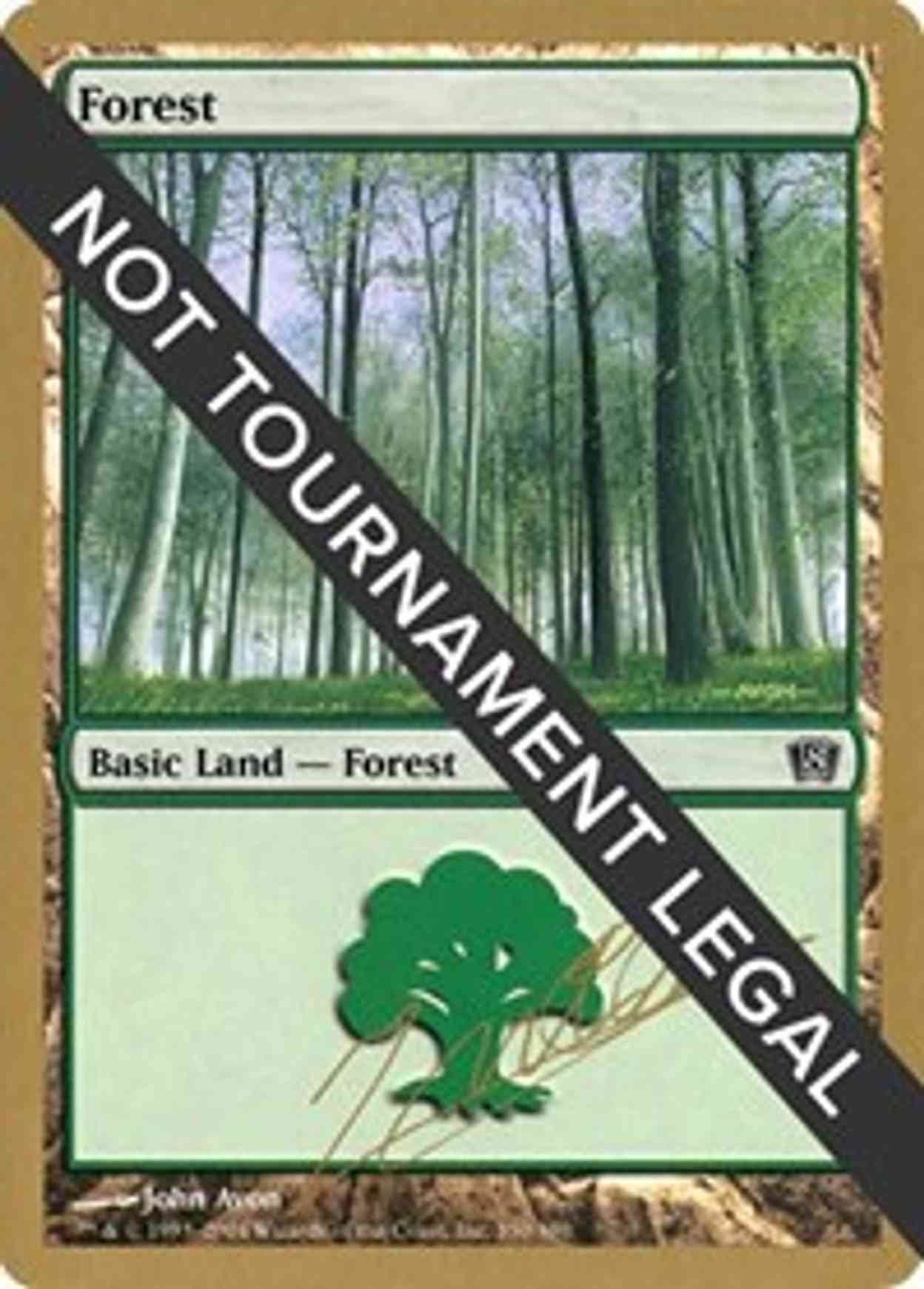 Forest (350) - 2004 Julien Nuijten (8ED) magic card front