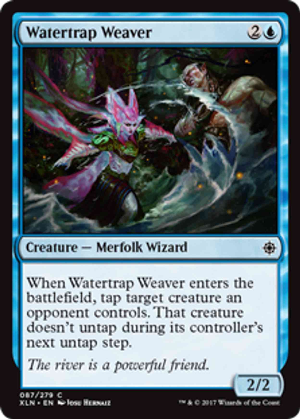 Watertrap Weaver magic card front
