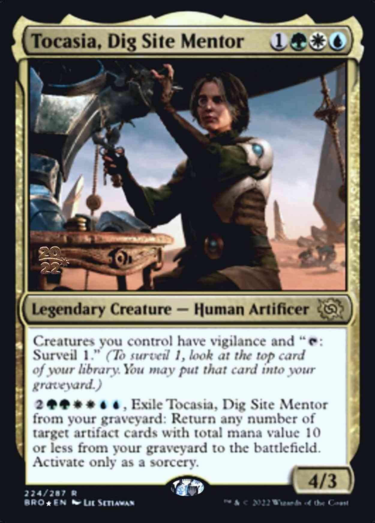 Tocasia, Dig Site Mentor magic card front