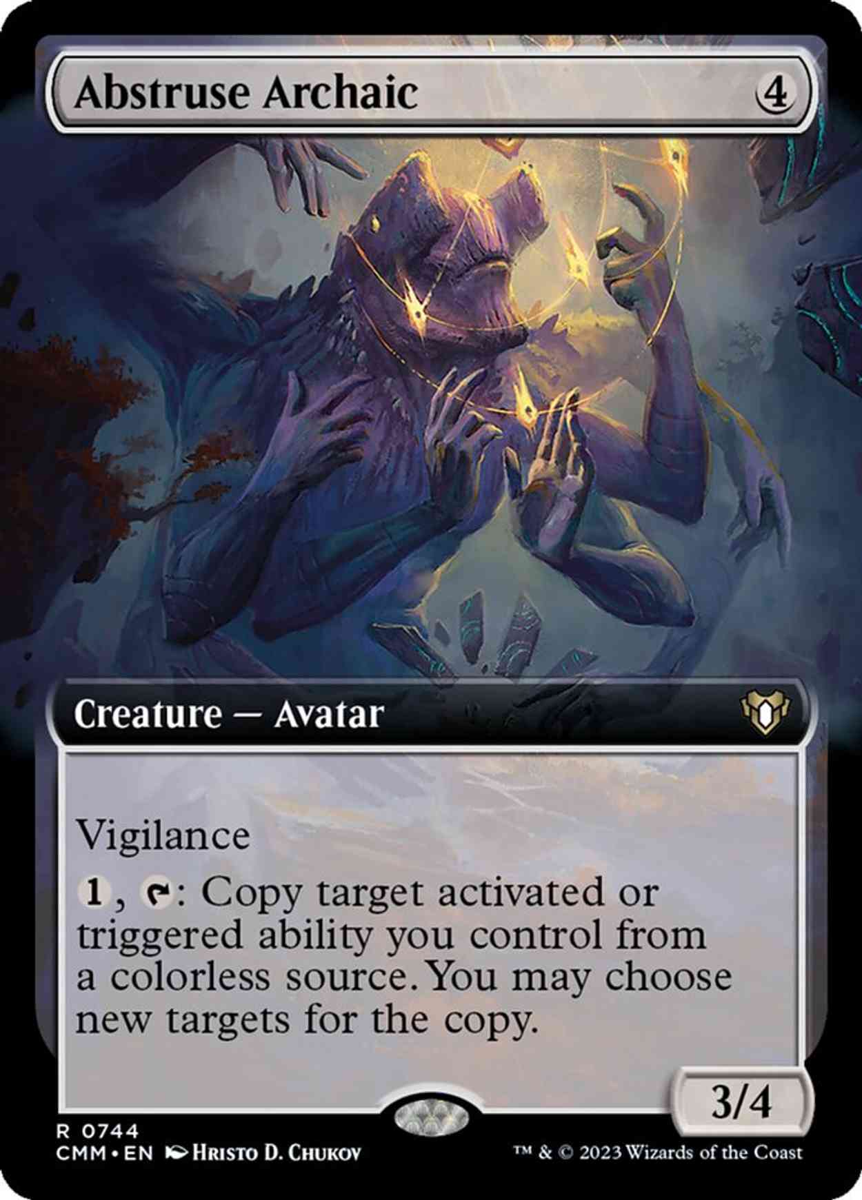 Abstruse Archaic (Extended Art) magic card front