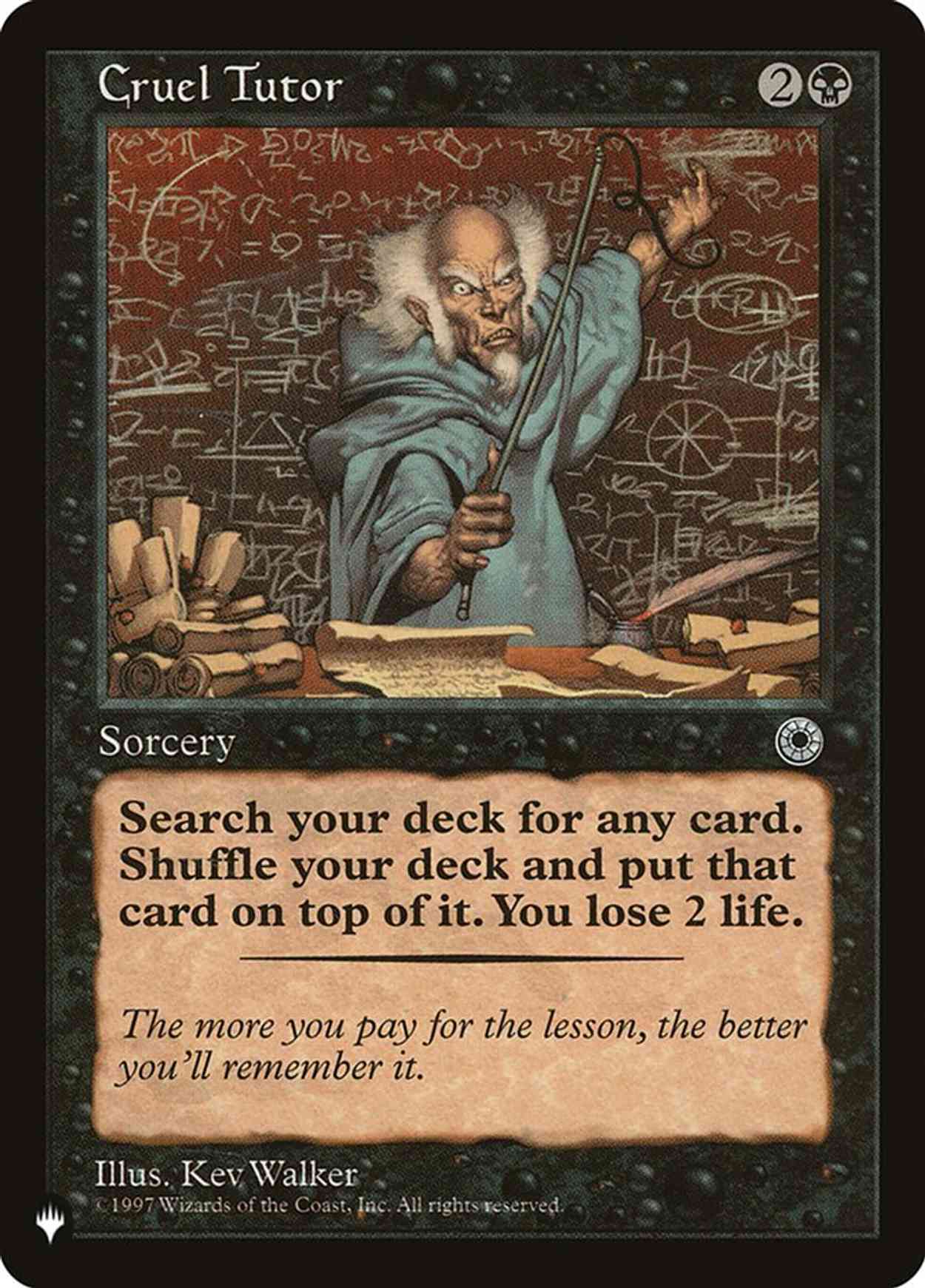 Cruel Tutor magic card front