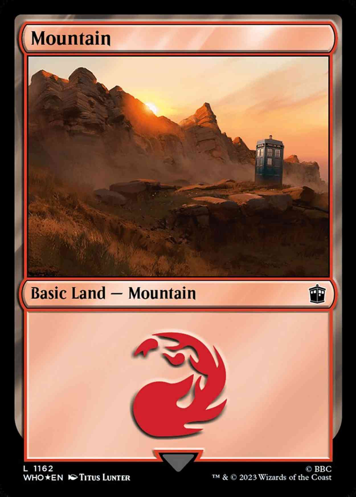 Mountain (1162) (Surge Foil) magic card front