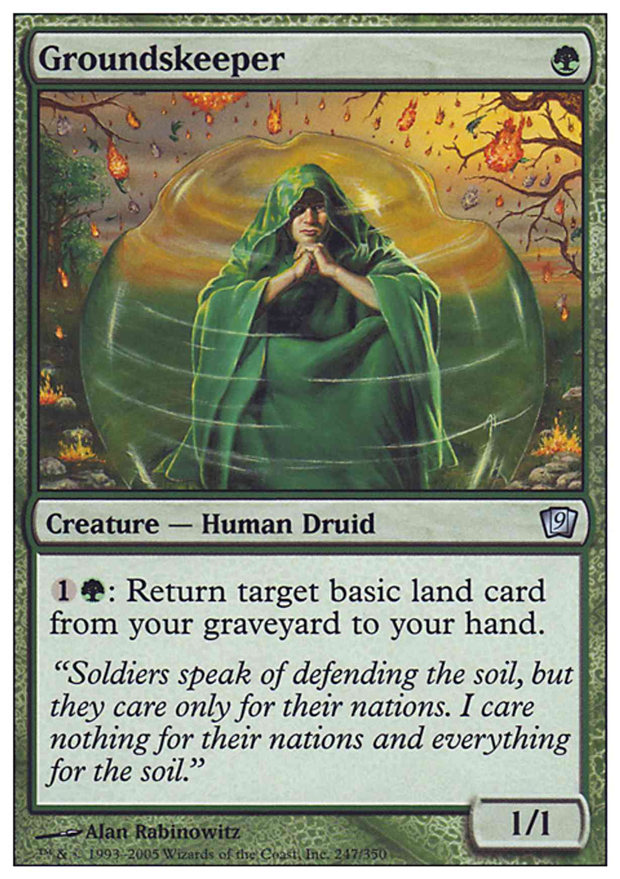 Groundskeeper magic card front