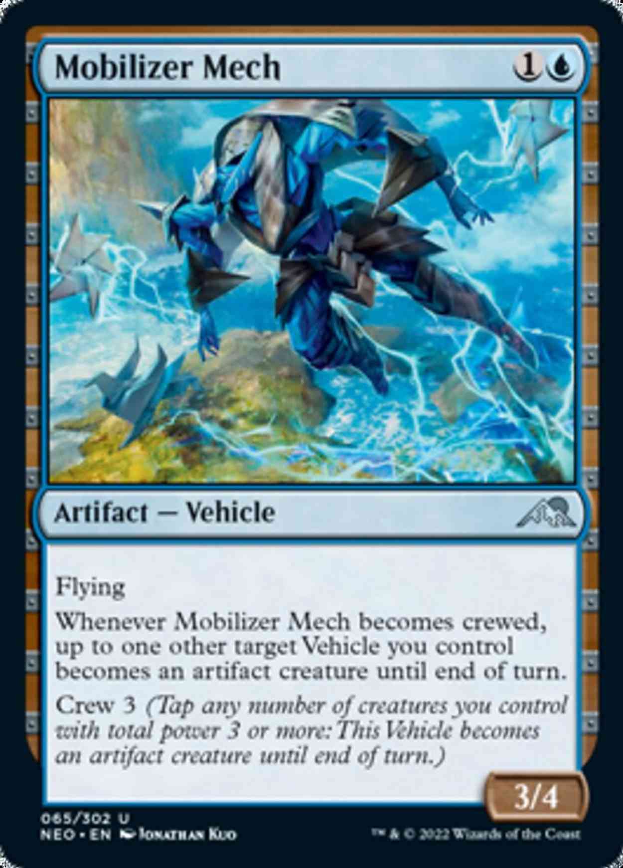 Mobilizer Mech magic card front