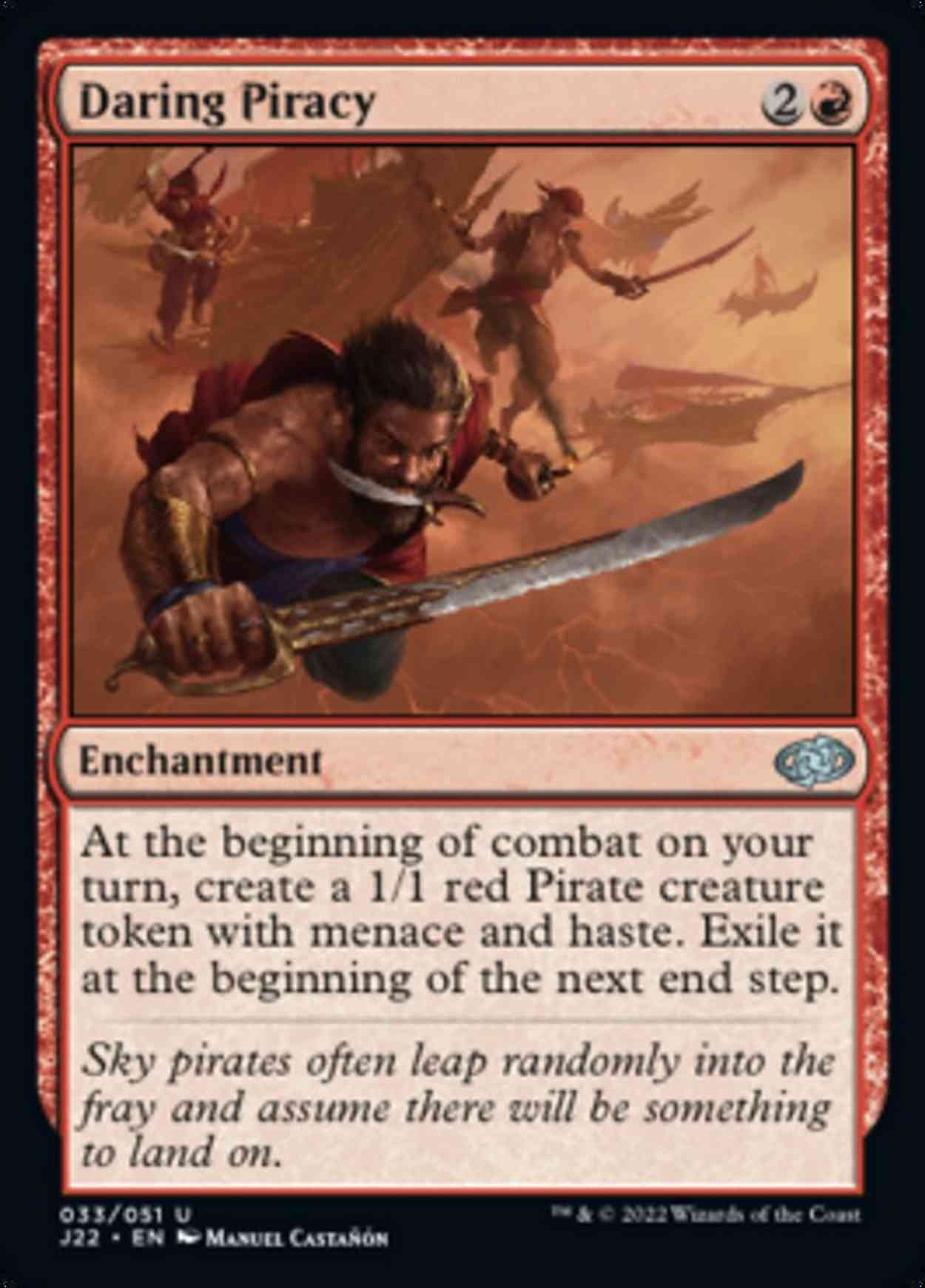 Daring Piracy magic card front