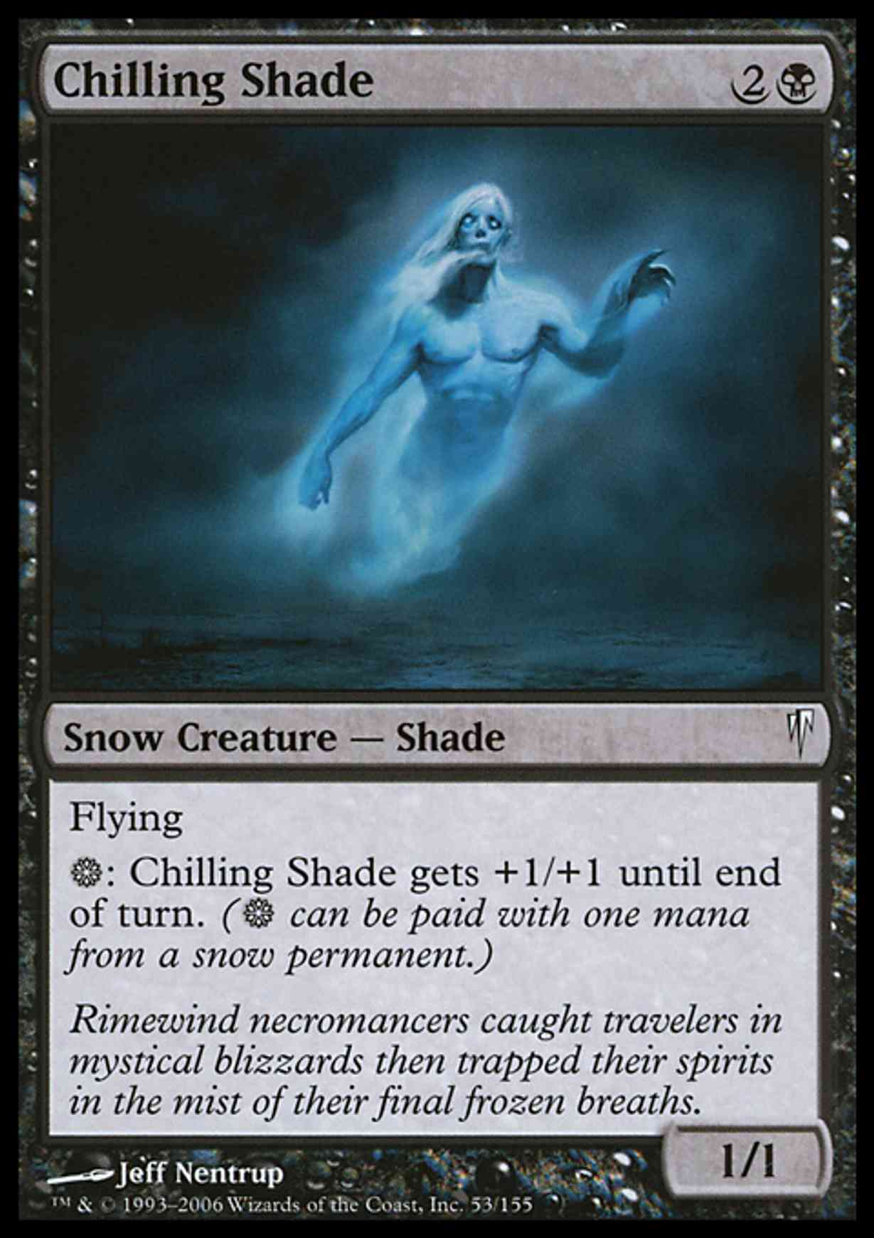 Chilling Shade magic card front