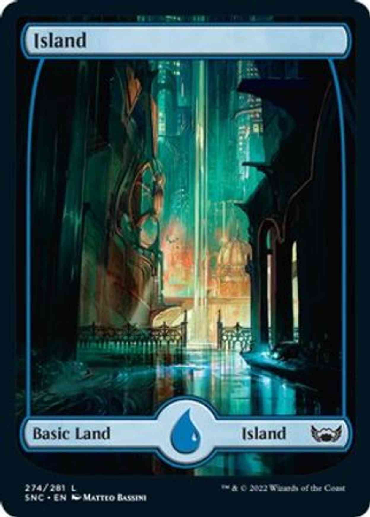 Island (274) magic card front