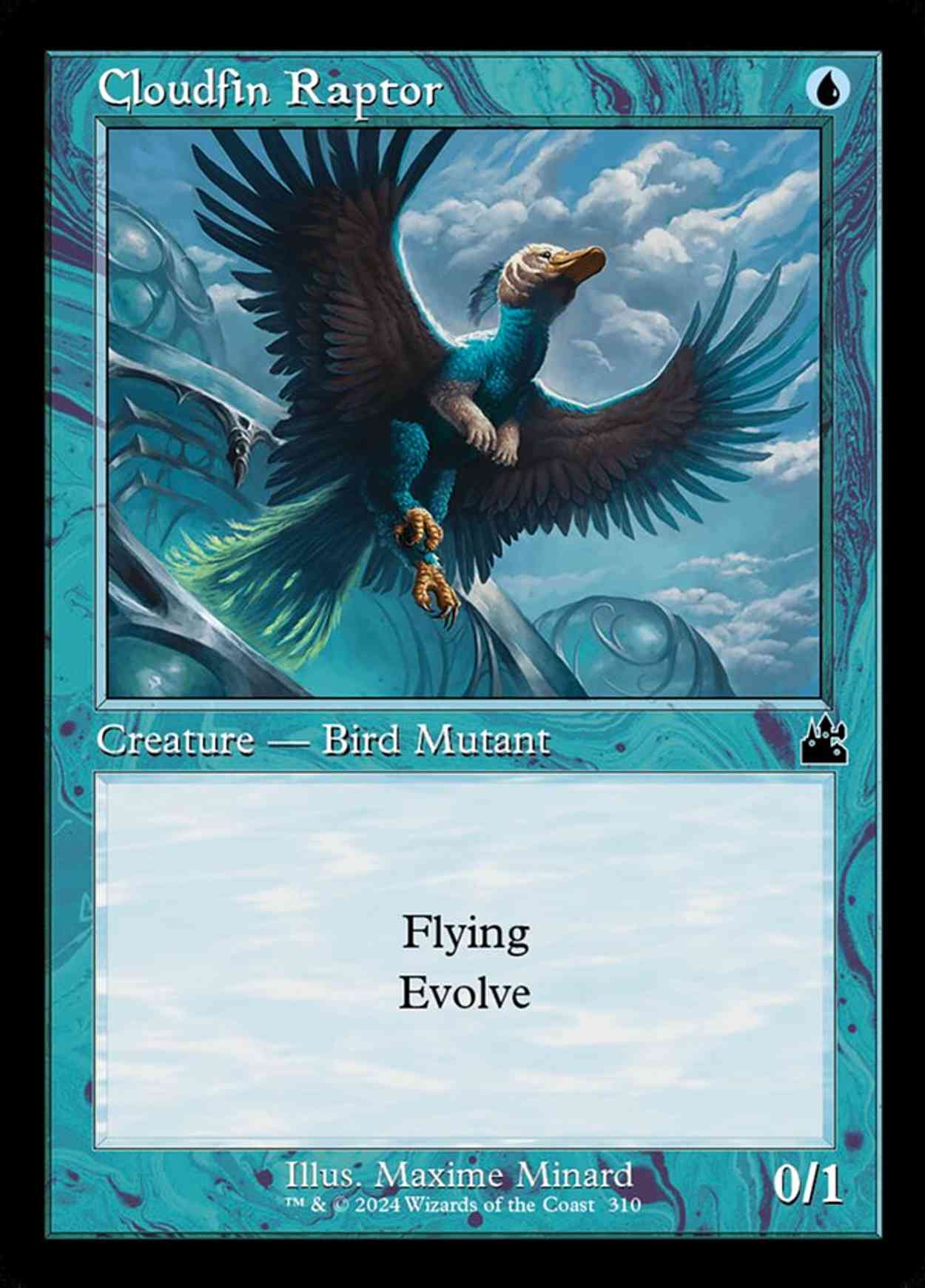 Cloudfin Raptor (Retro Frame) magic card front