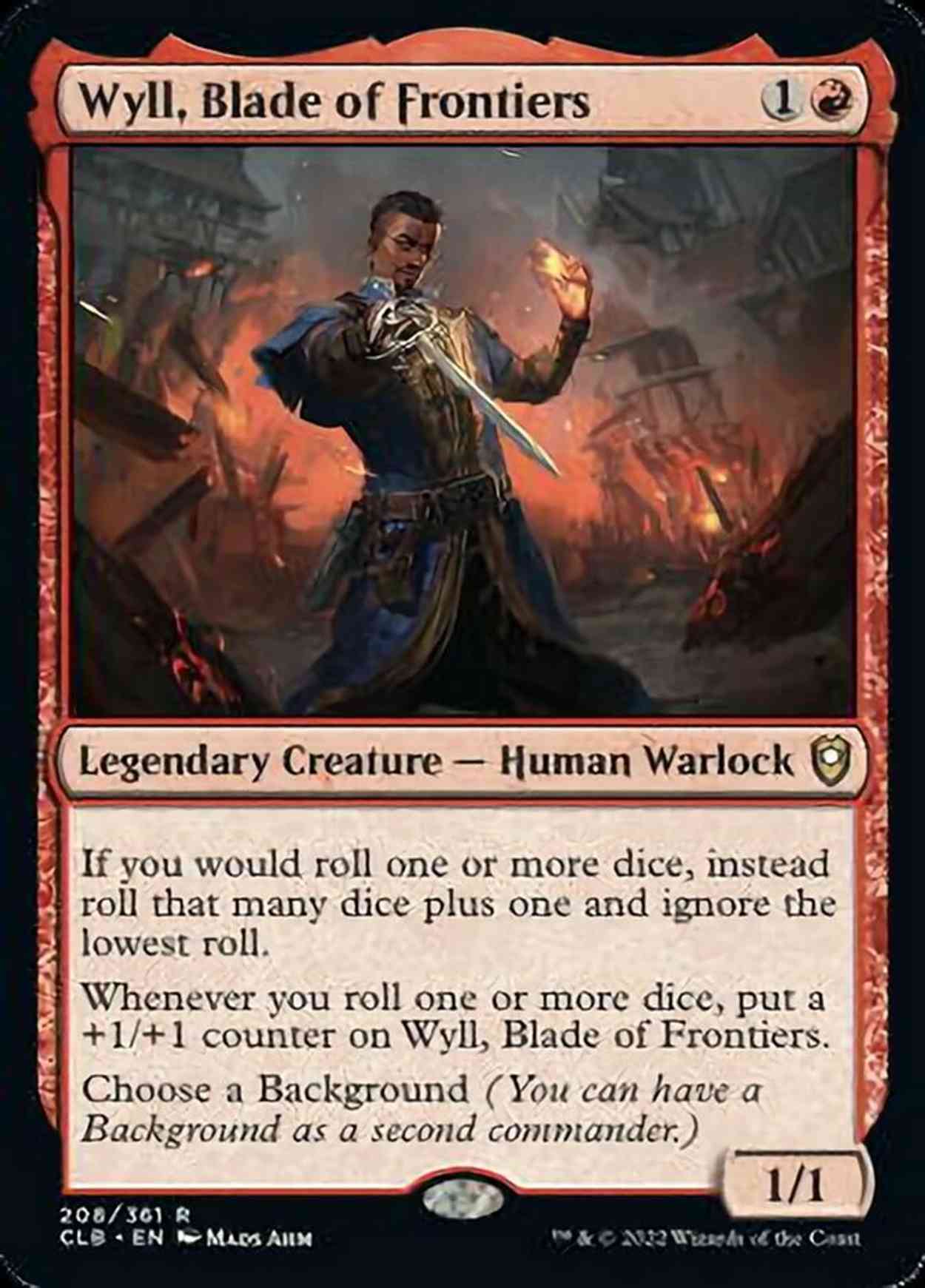 Wyll, Blade of Frontiers magic card front