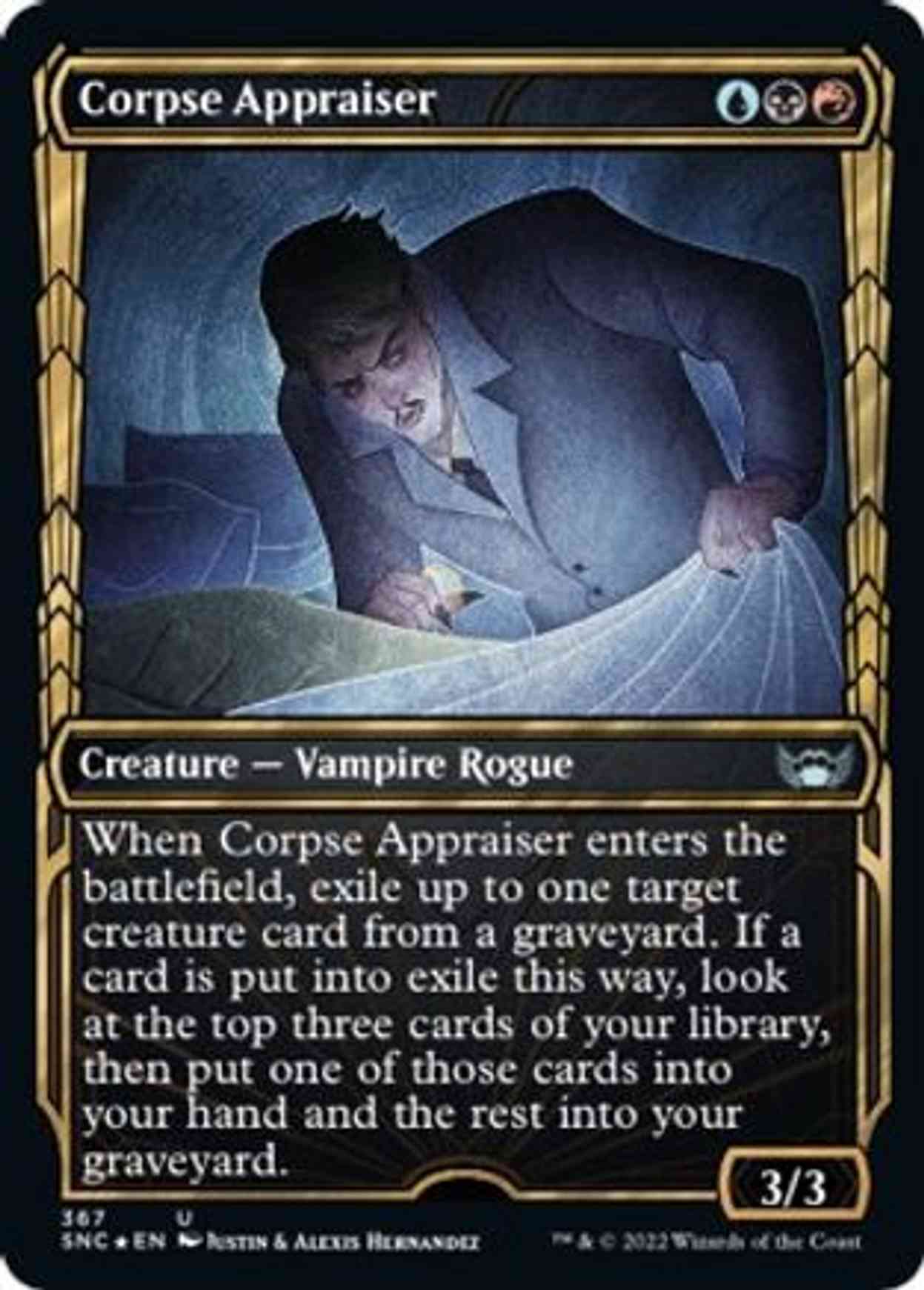 Corpse Appraiser (Gilded Foil) magic card front