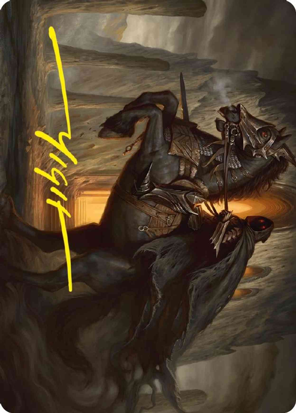 Nazgûl Art Card (Gold-Stamped Signature) magic card front