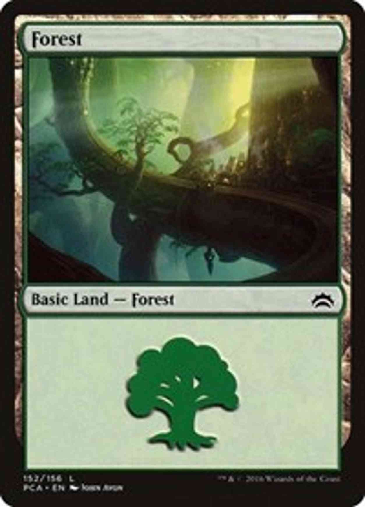 Forest (152) magic card front
