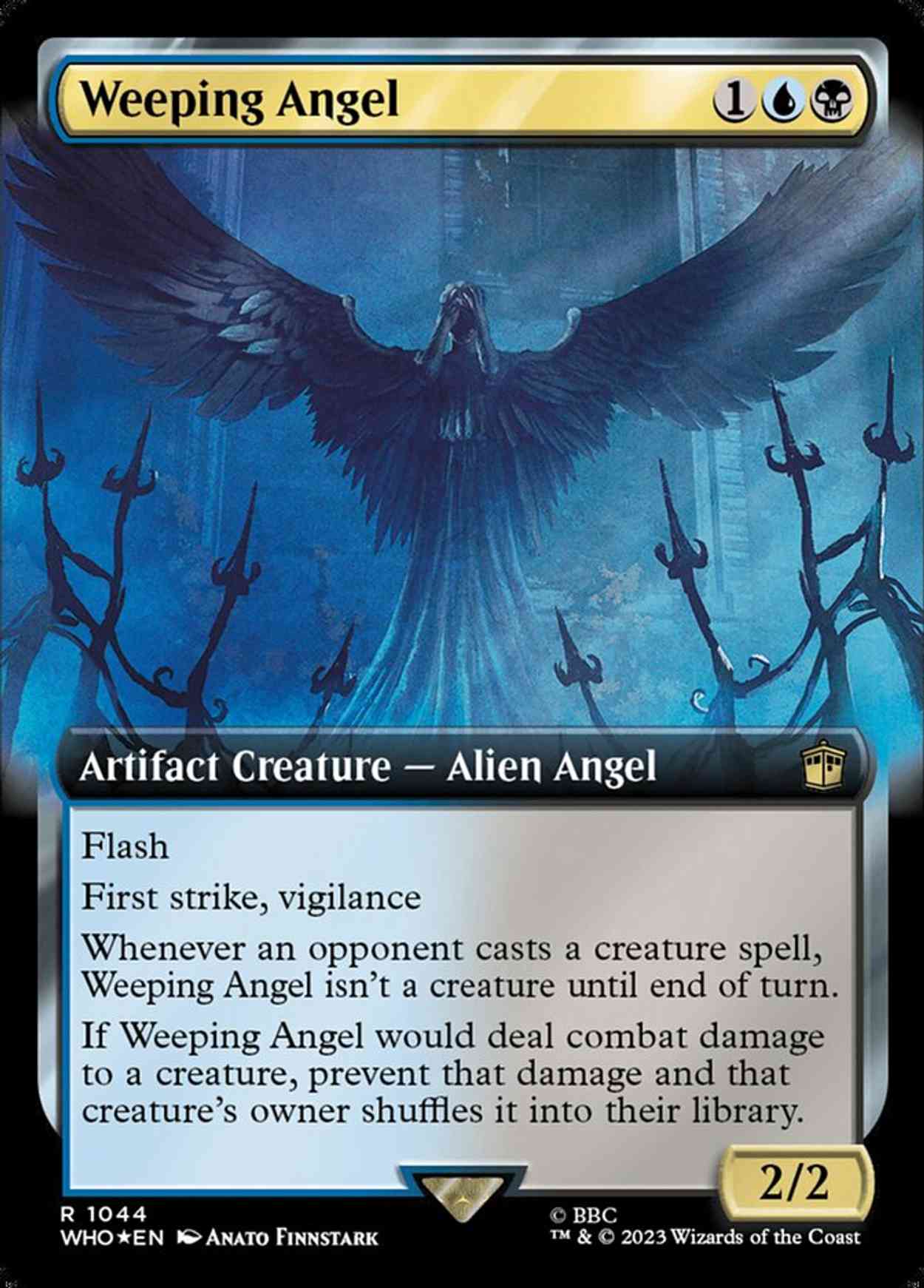 Weeping Angel (Extended Art) (Surge Foil) magic card front