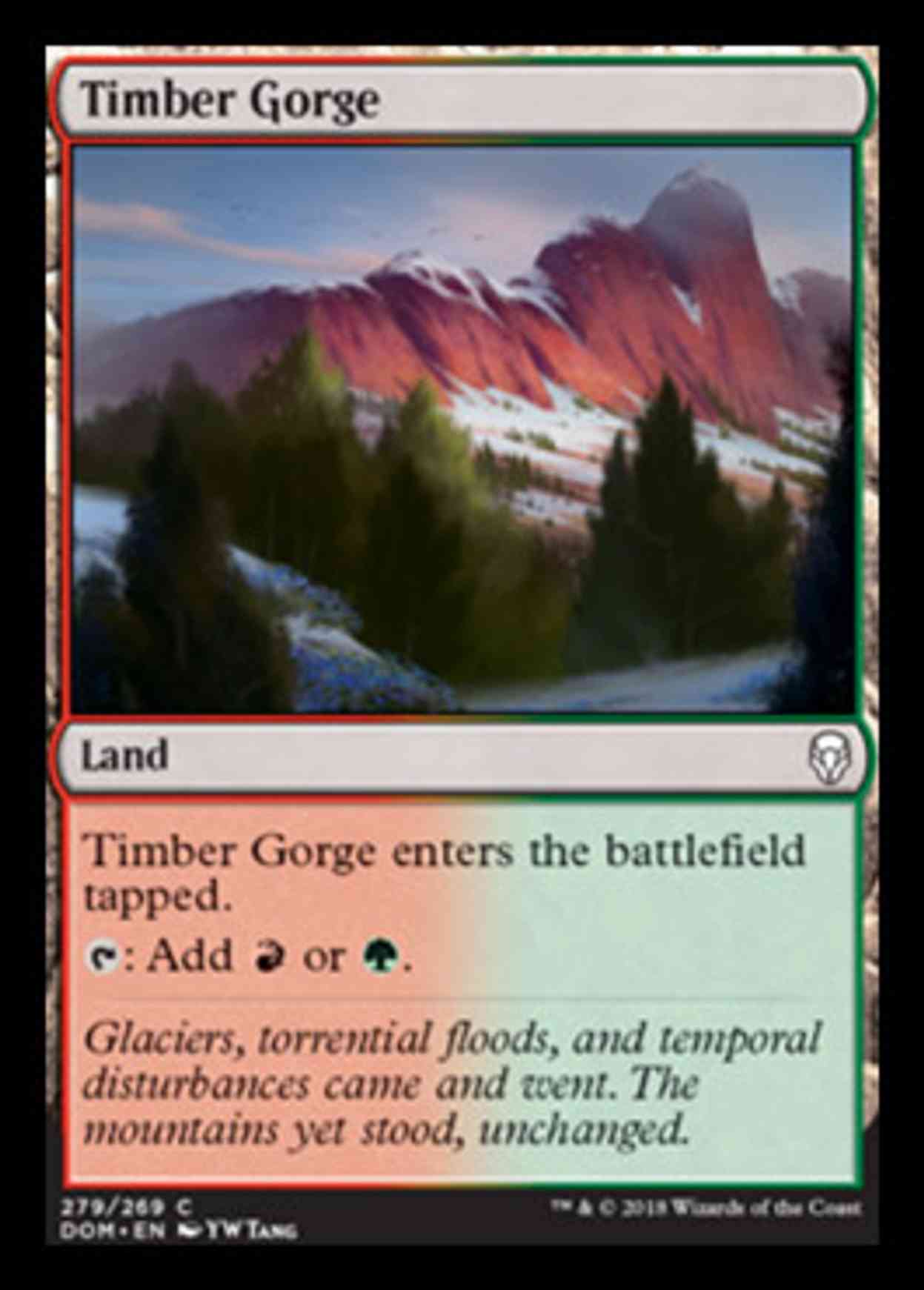 Timber Gorge magic card front