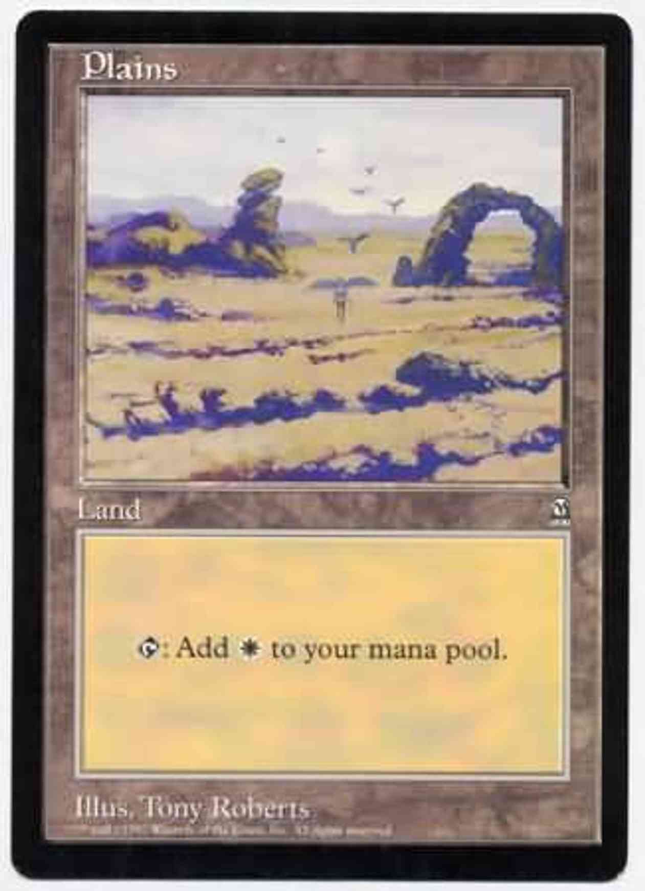 Plains (Oversized) magic card front