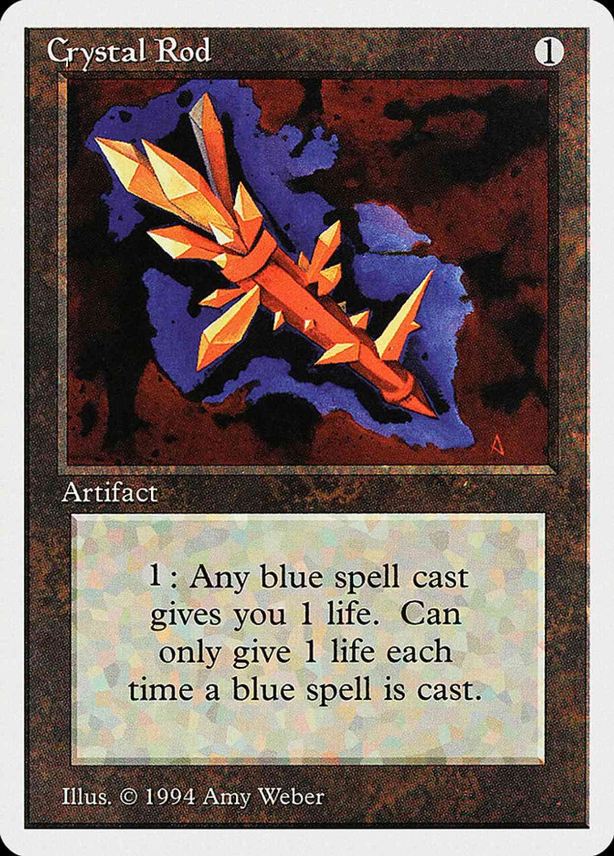 Crystal Rod magic card front