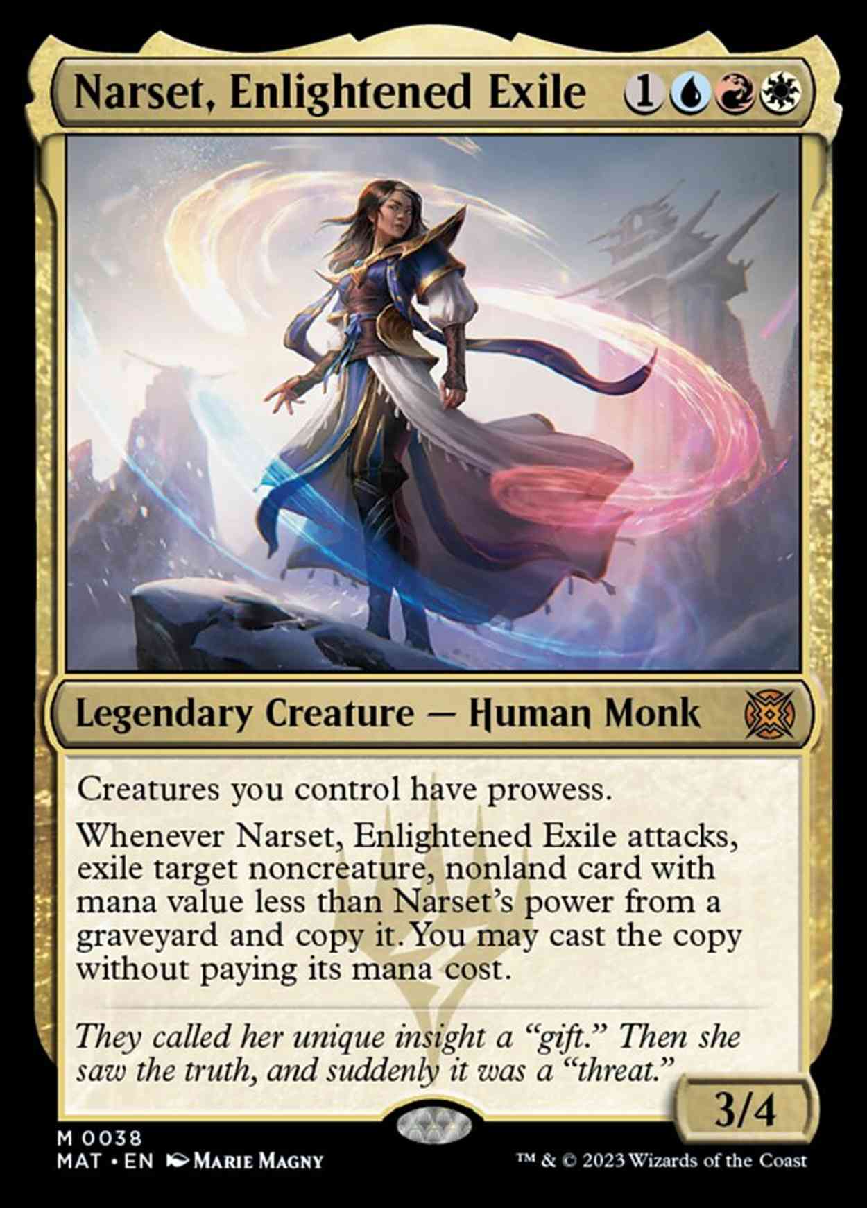 Narset, Enlightened Exile magic card front