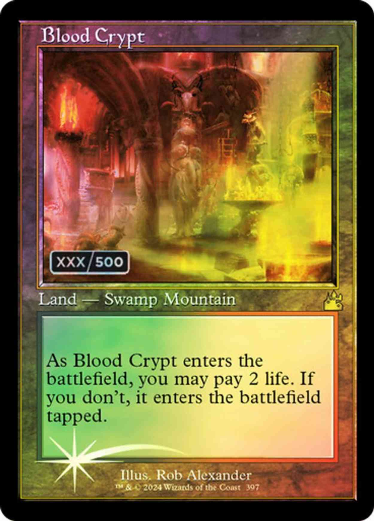 Blood Crypt (Retro Frame) (Serial Numbered) magic card front
