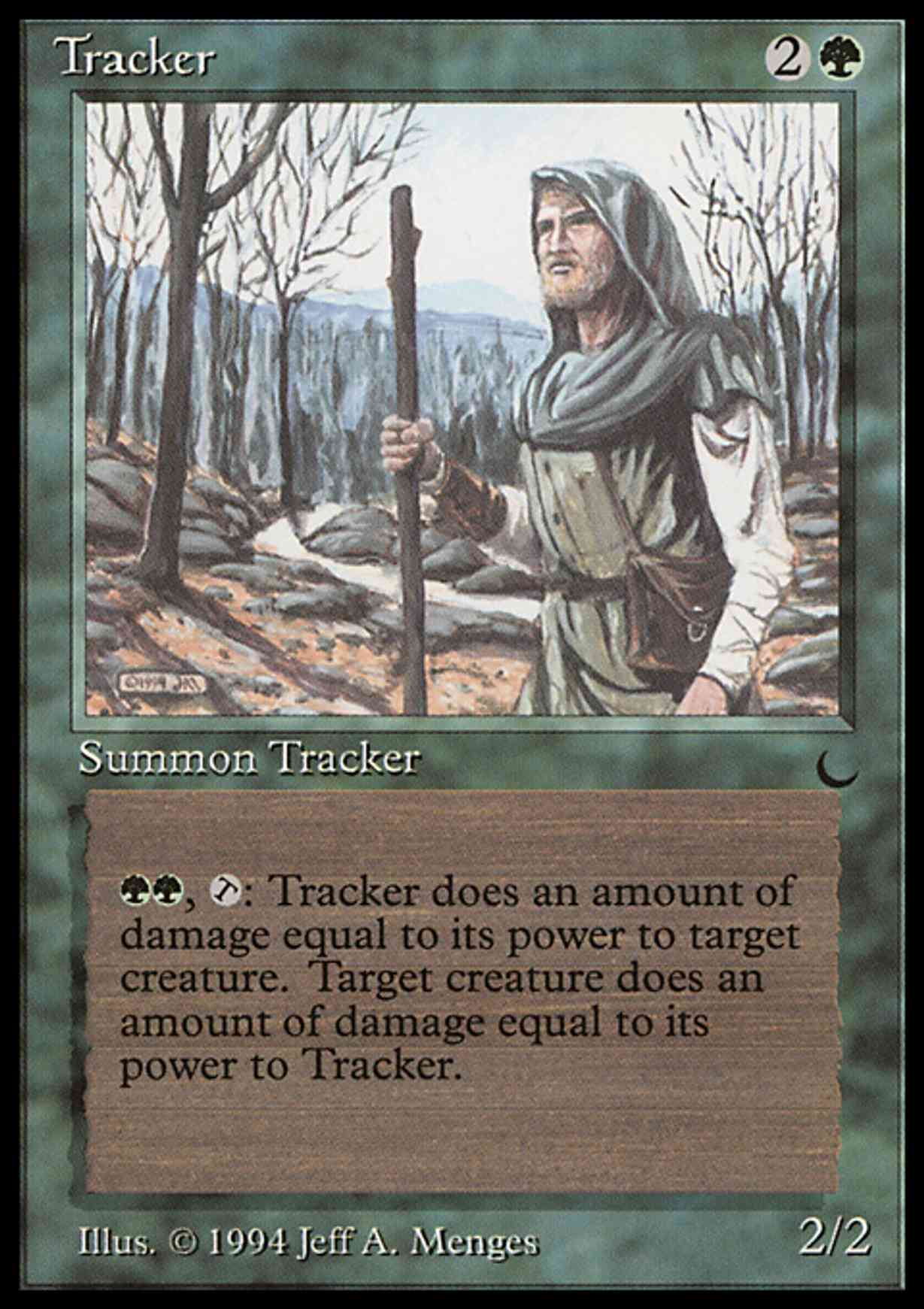 Tracker magic card front