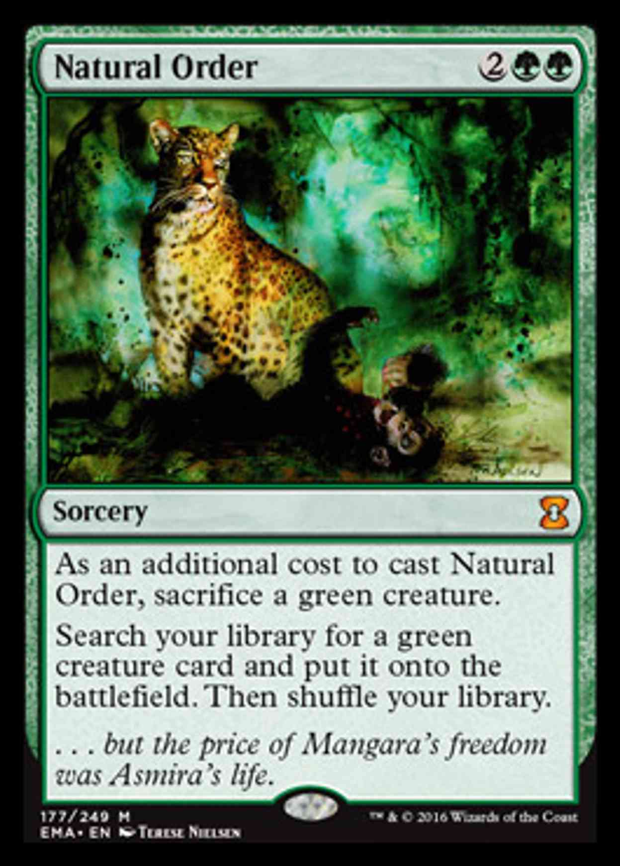 Natural Order magic card front