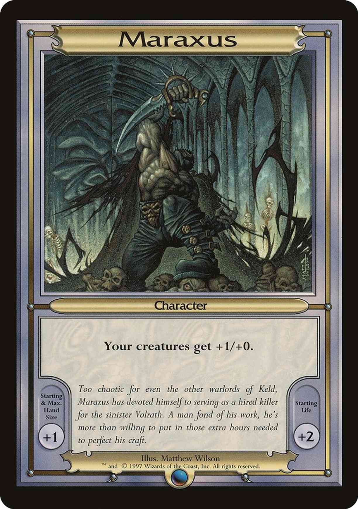 Maraxus (Oversize) magic card front