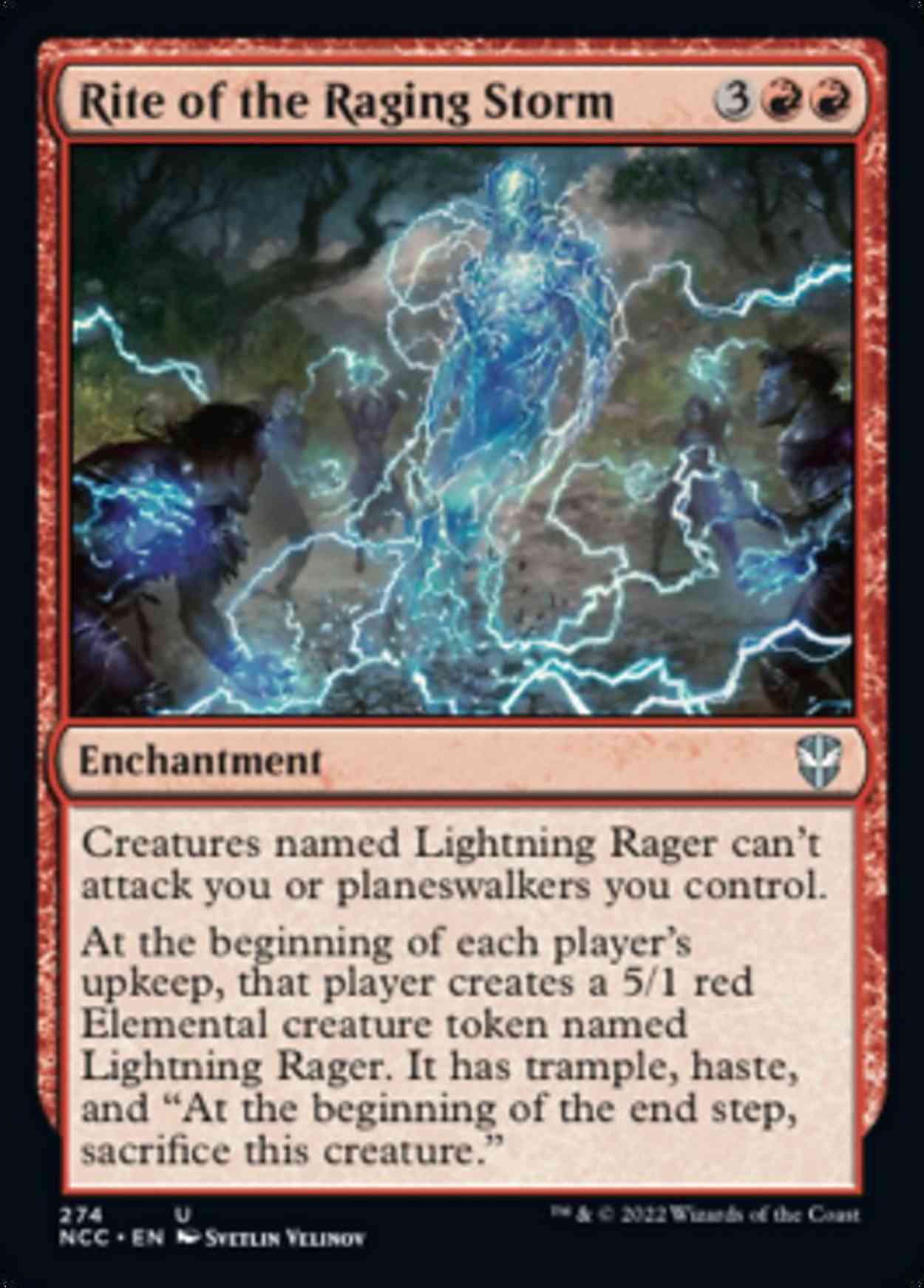 Rite of the Raging Storm magic card front