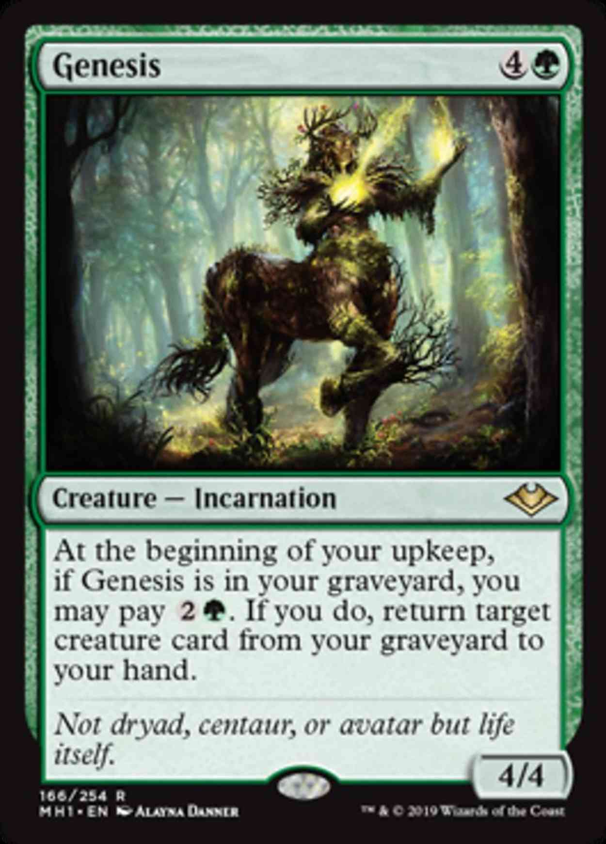 Genesis magic card front