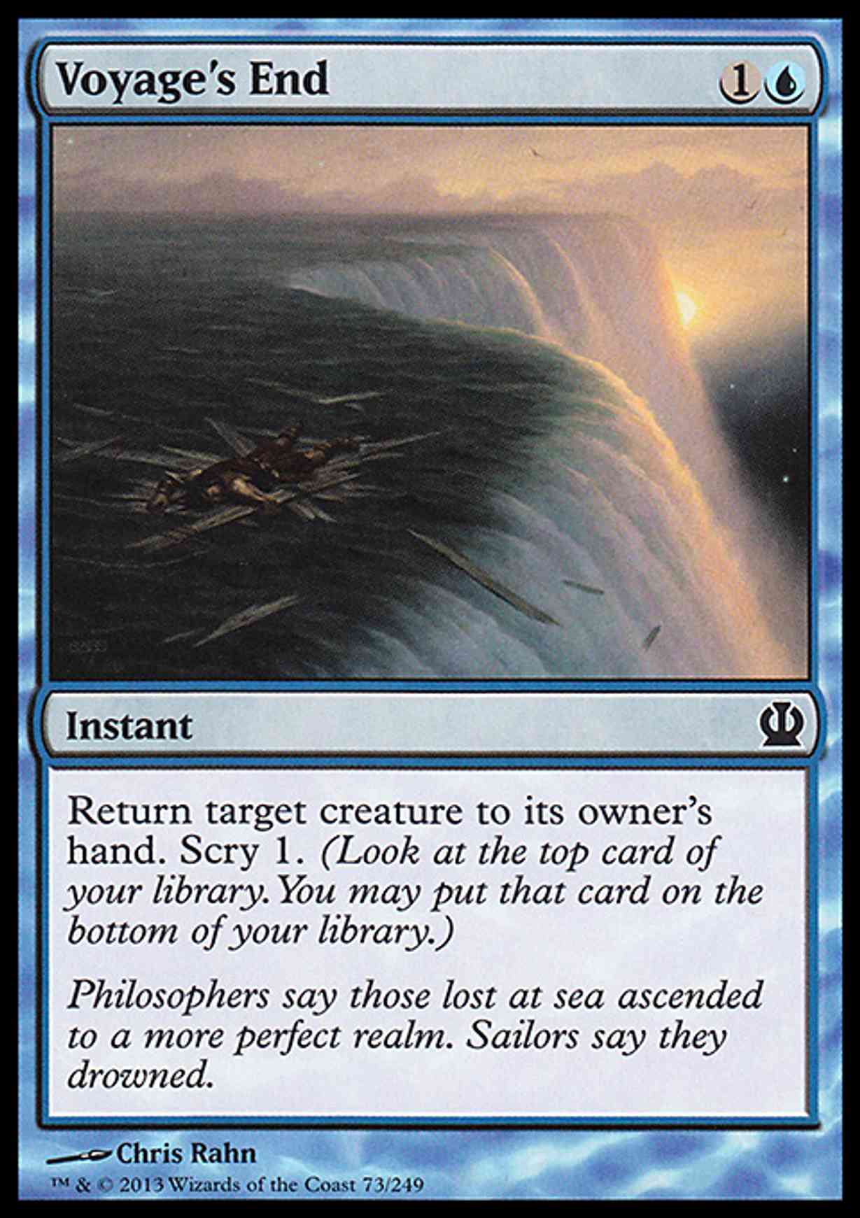 Voyage's End magic card front