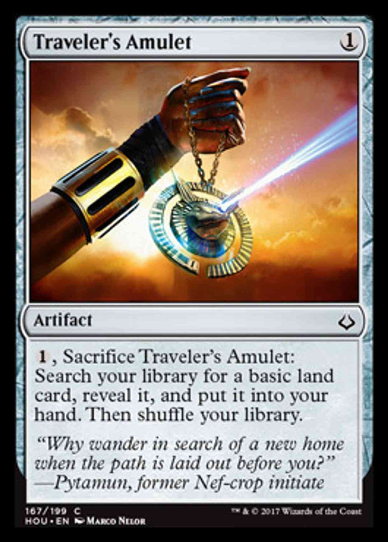 Traveler's Amulet magic card front