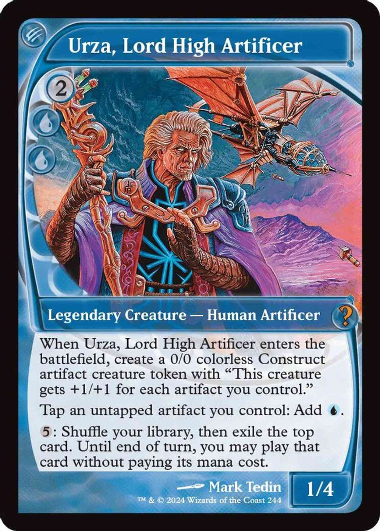 Urza, Lord High Artificer (Future Sight) magic card front