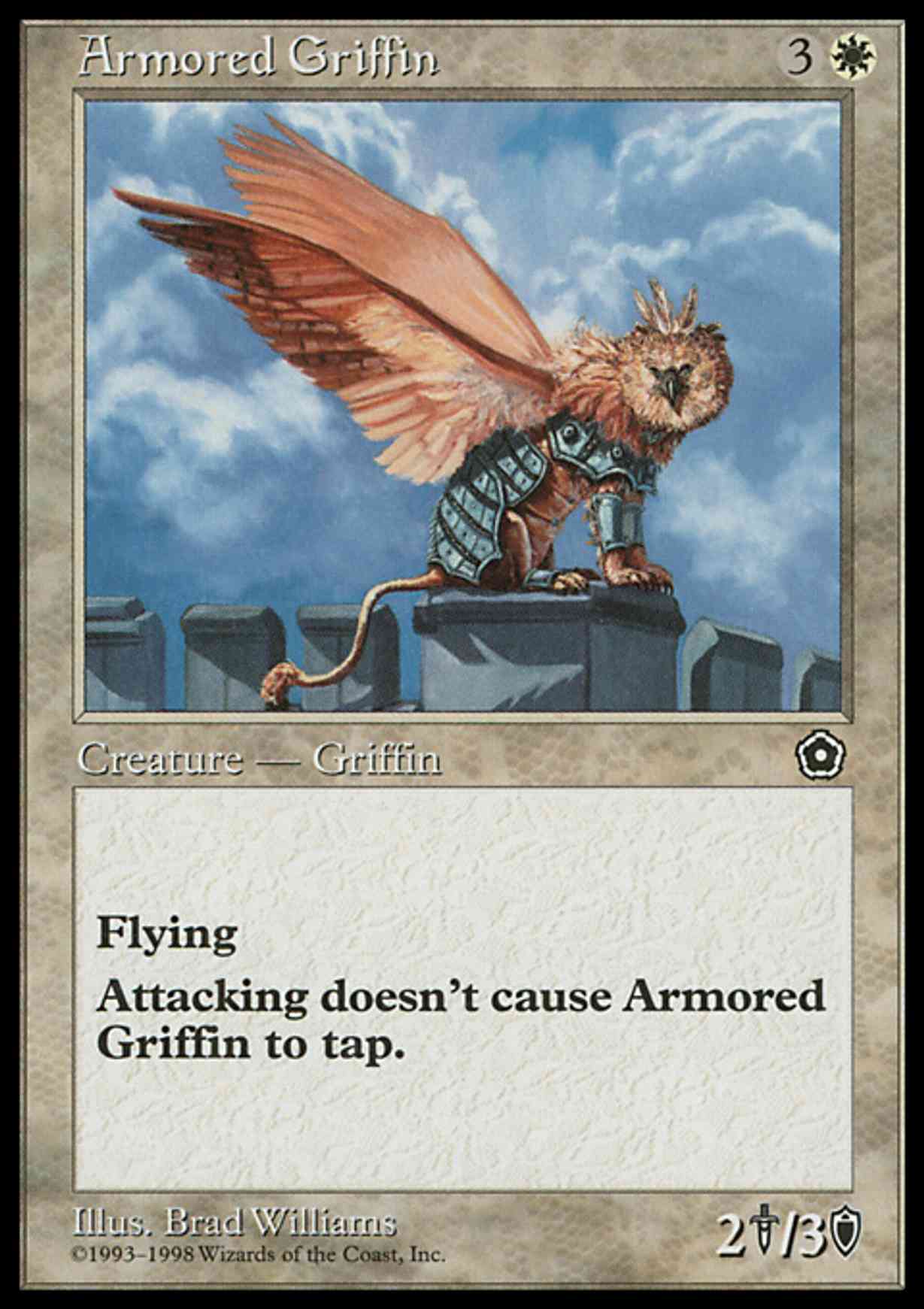 Armored Griffin magic card front