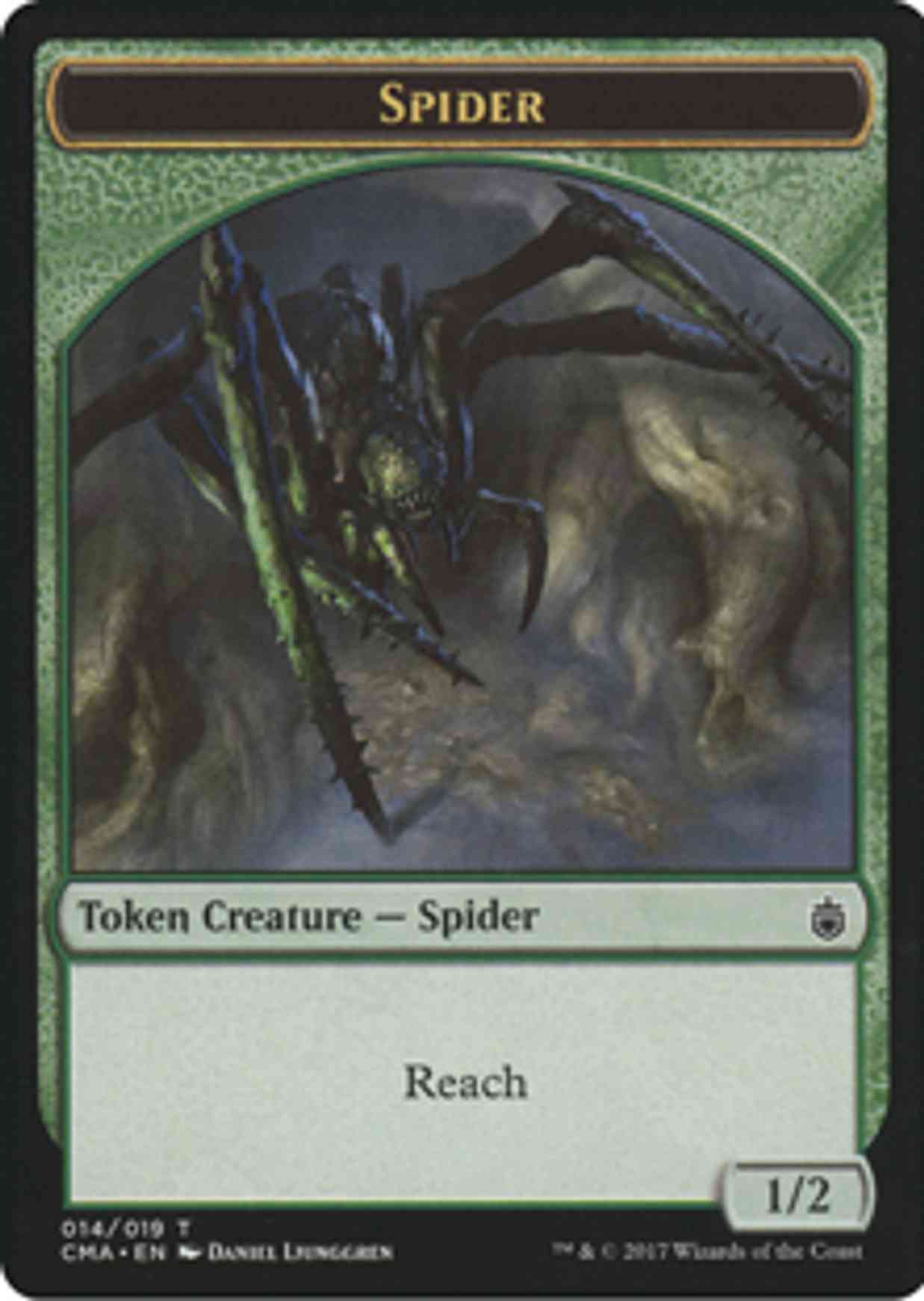 Spider Token (014) magic card front