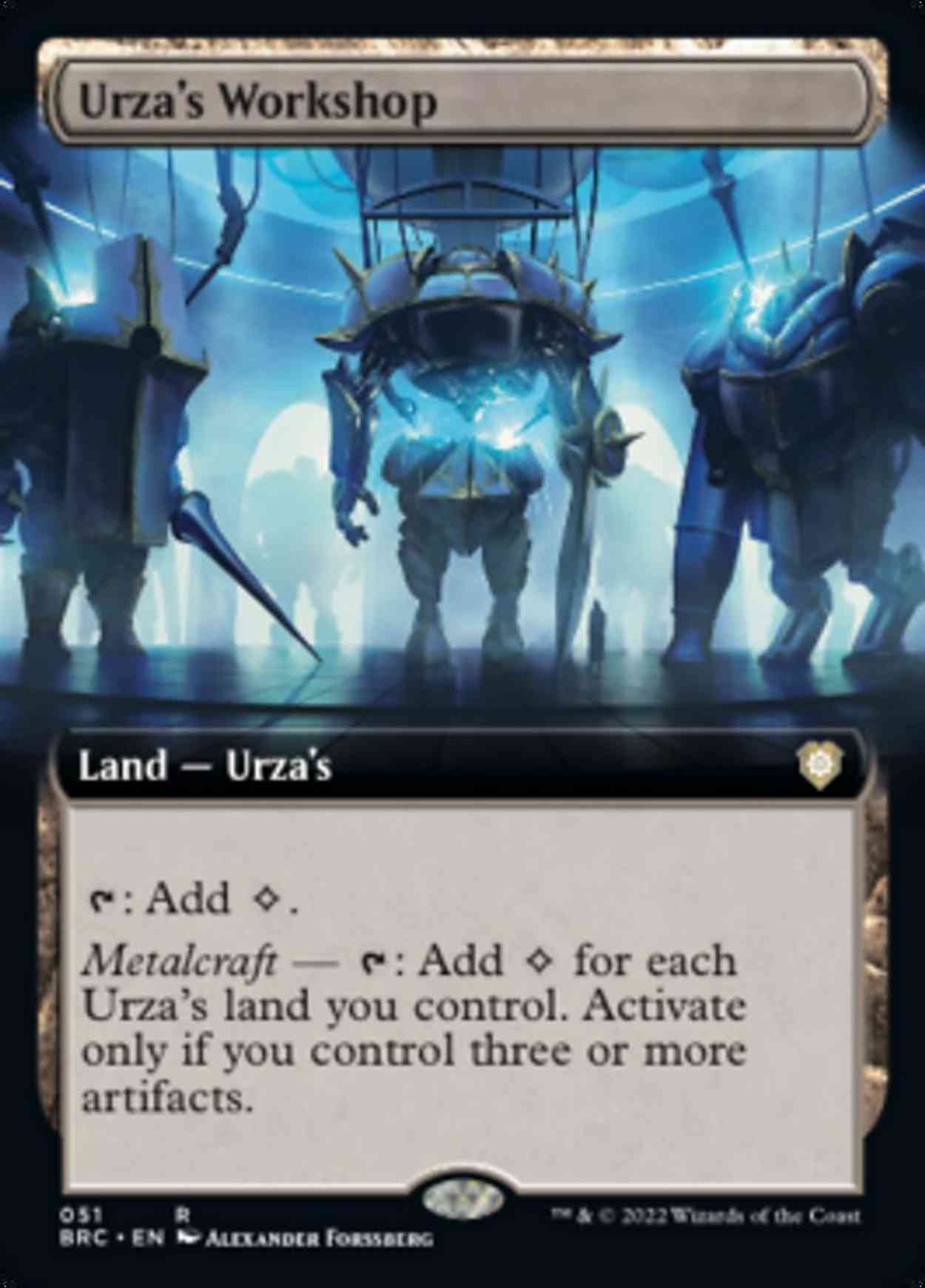 Urza's Workshop (Extended Art) magic card front