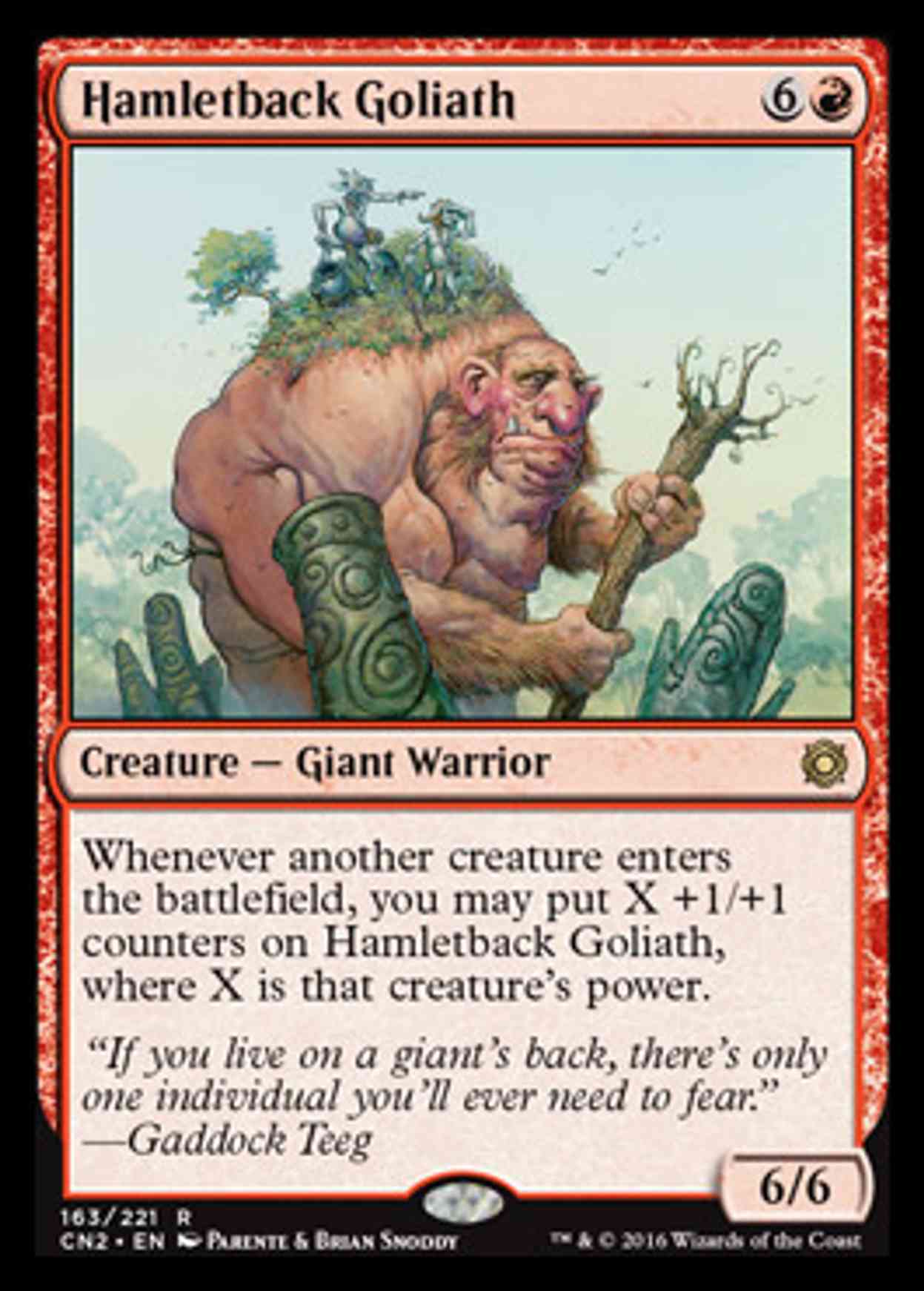 Hamletback Goliath magic card front