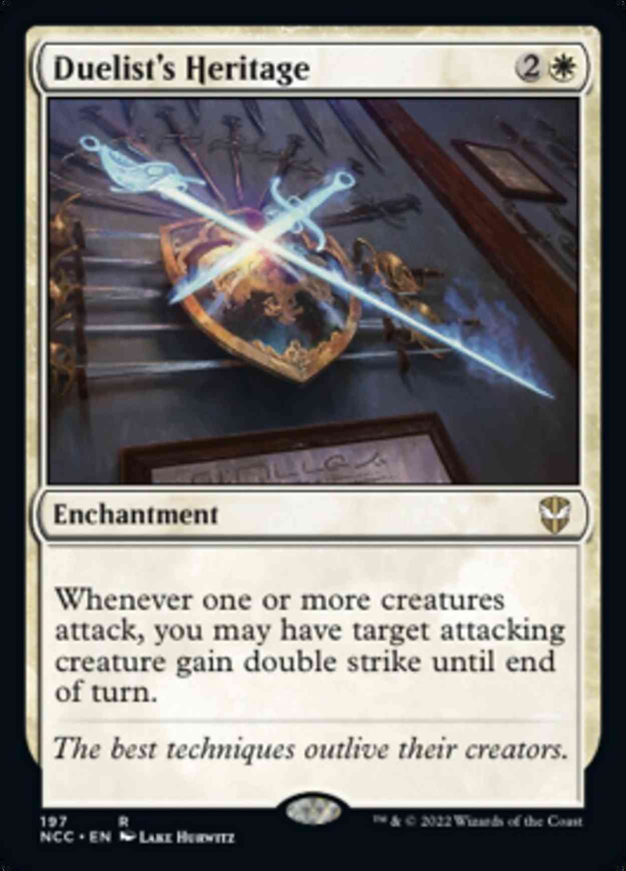 Duelist's Heritage magic card front