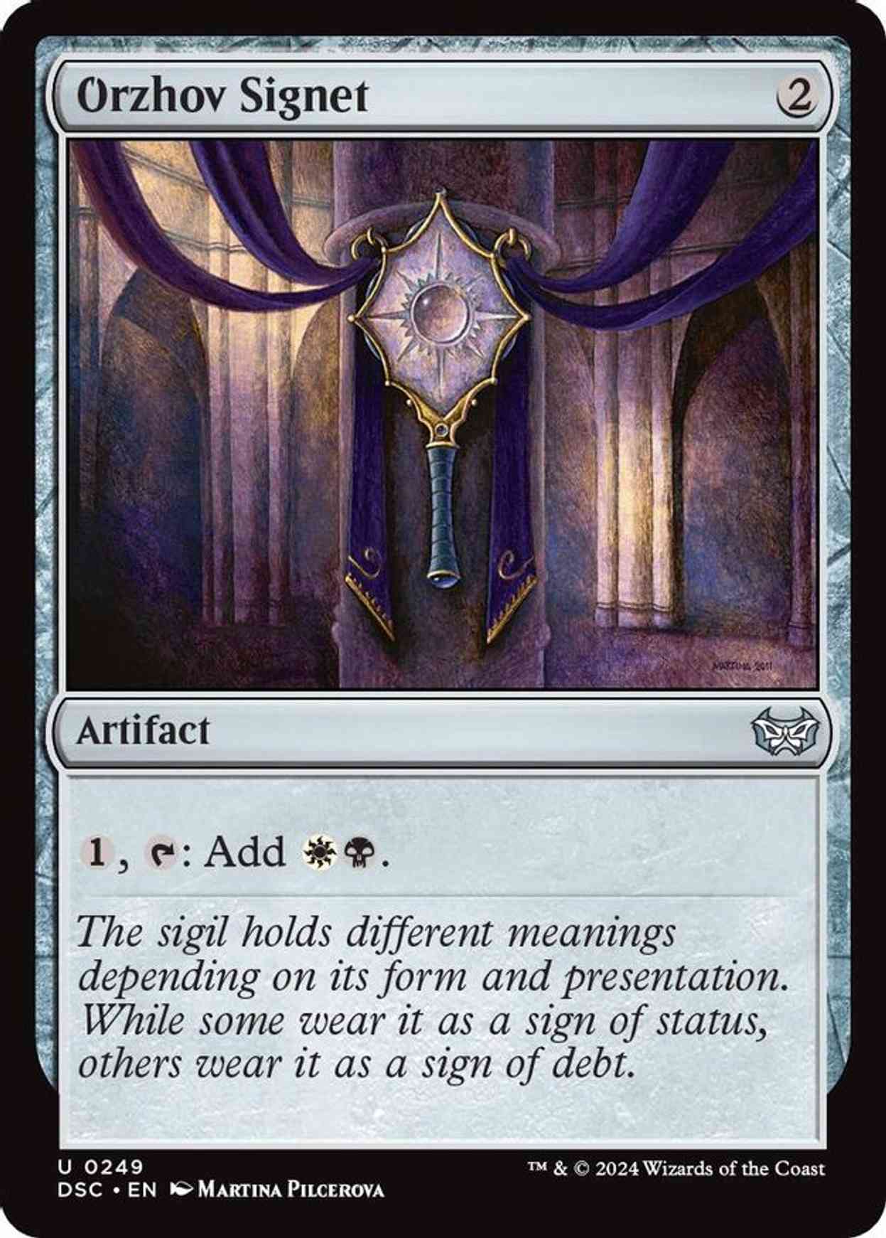 Orzhov Signet magic card front