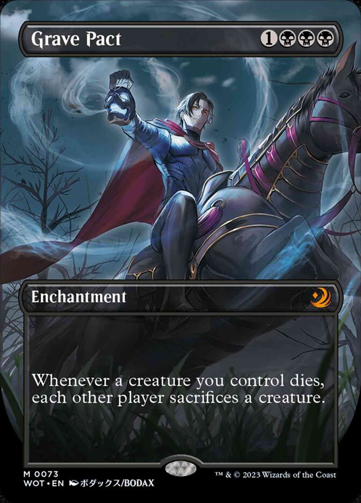 Grave Pact (Anime Borderless) magic card front