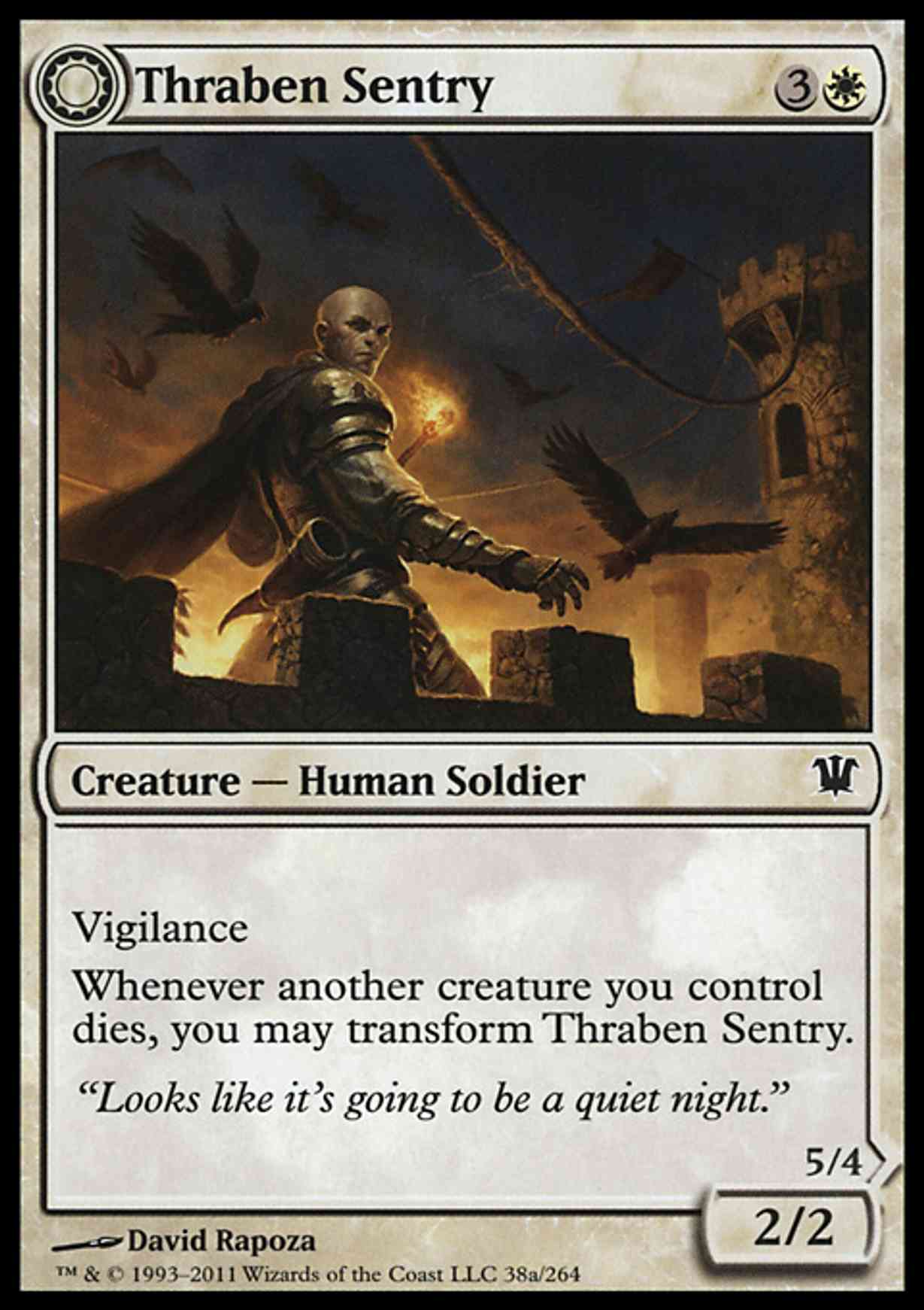 Thraben Sentry magic card front