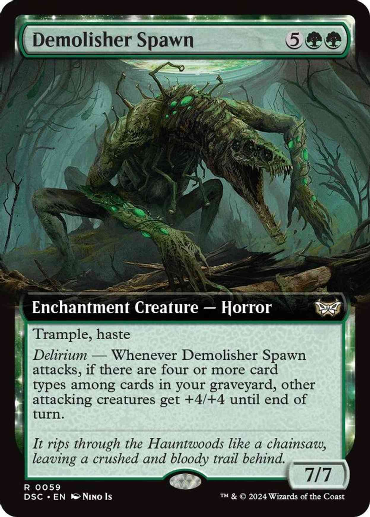 Demolisher Spawn (Extended Art) magic card front