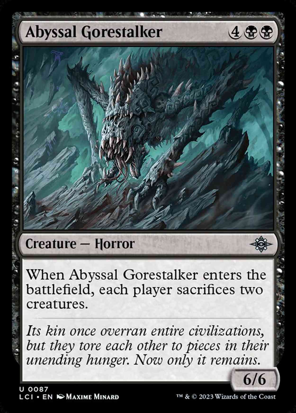 Abyssal Gorestalker magic card front