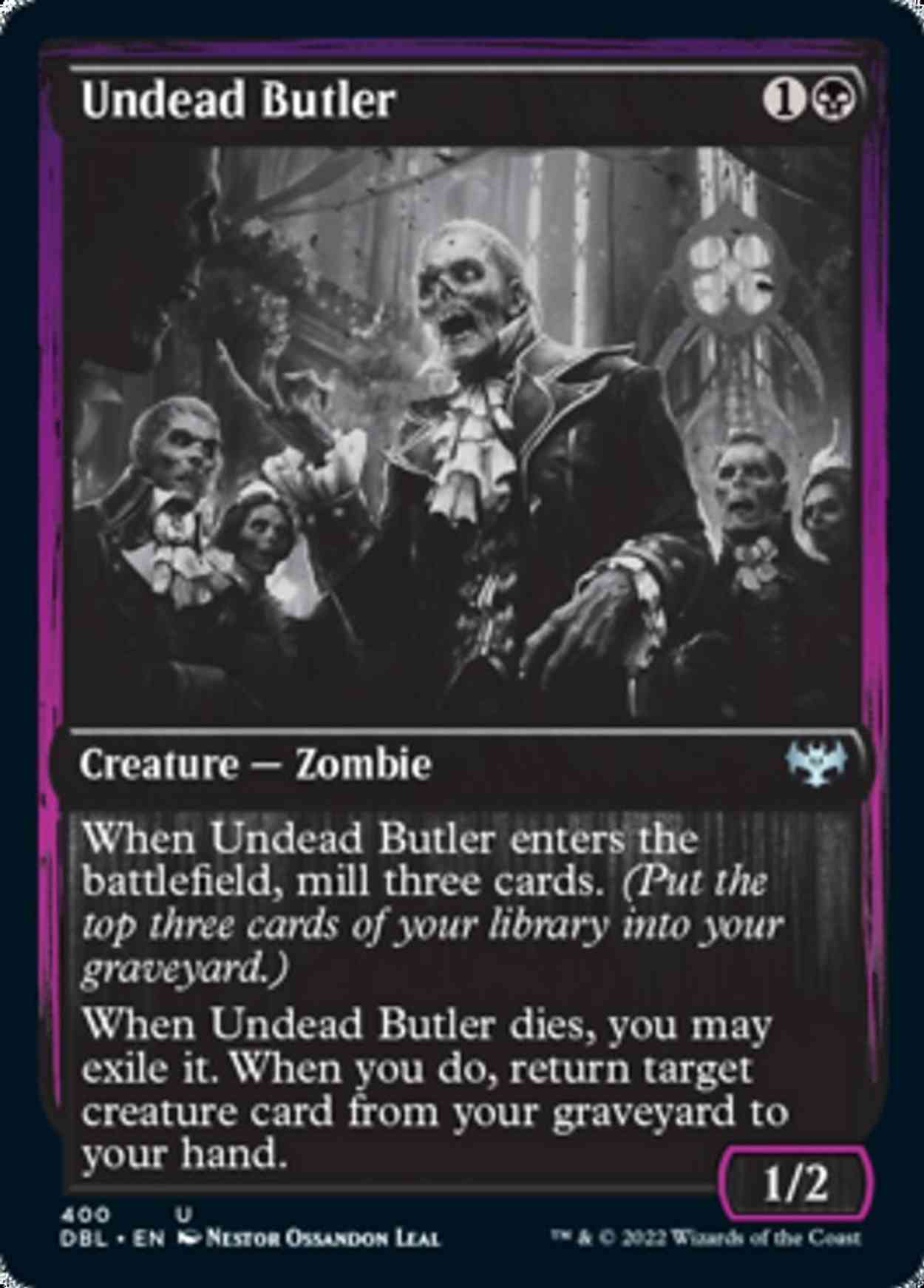 Undead Butler magic card front